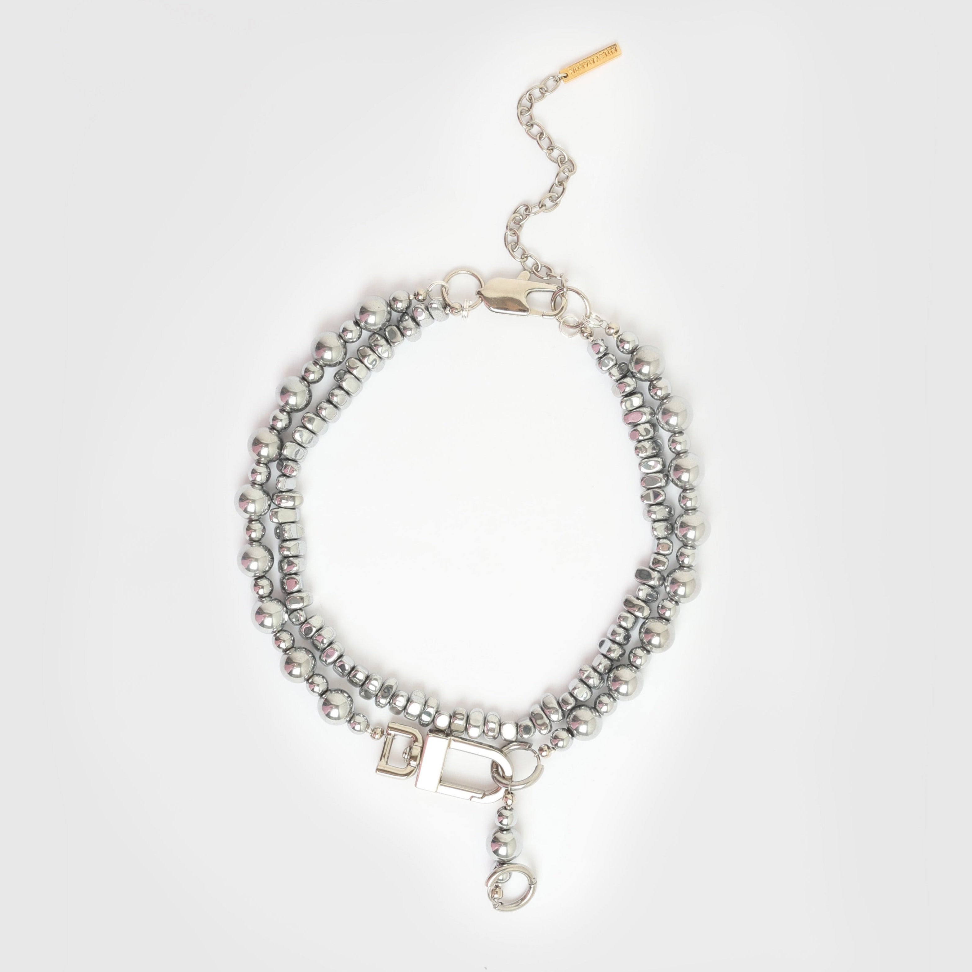 NECKLACE LE TIAVO SILVERED