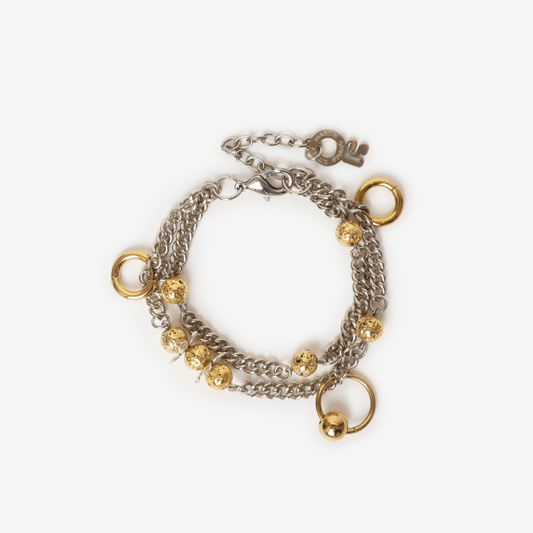 KITESY MARTIN STUDIOankletANKLET LE PLUTON GOLDEN/SILVERED