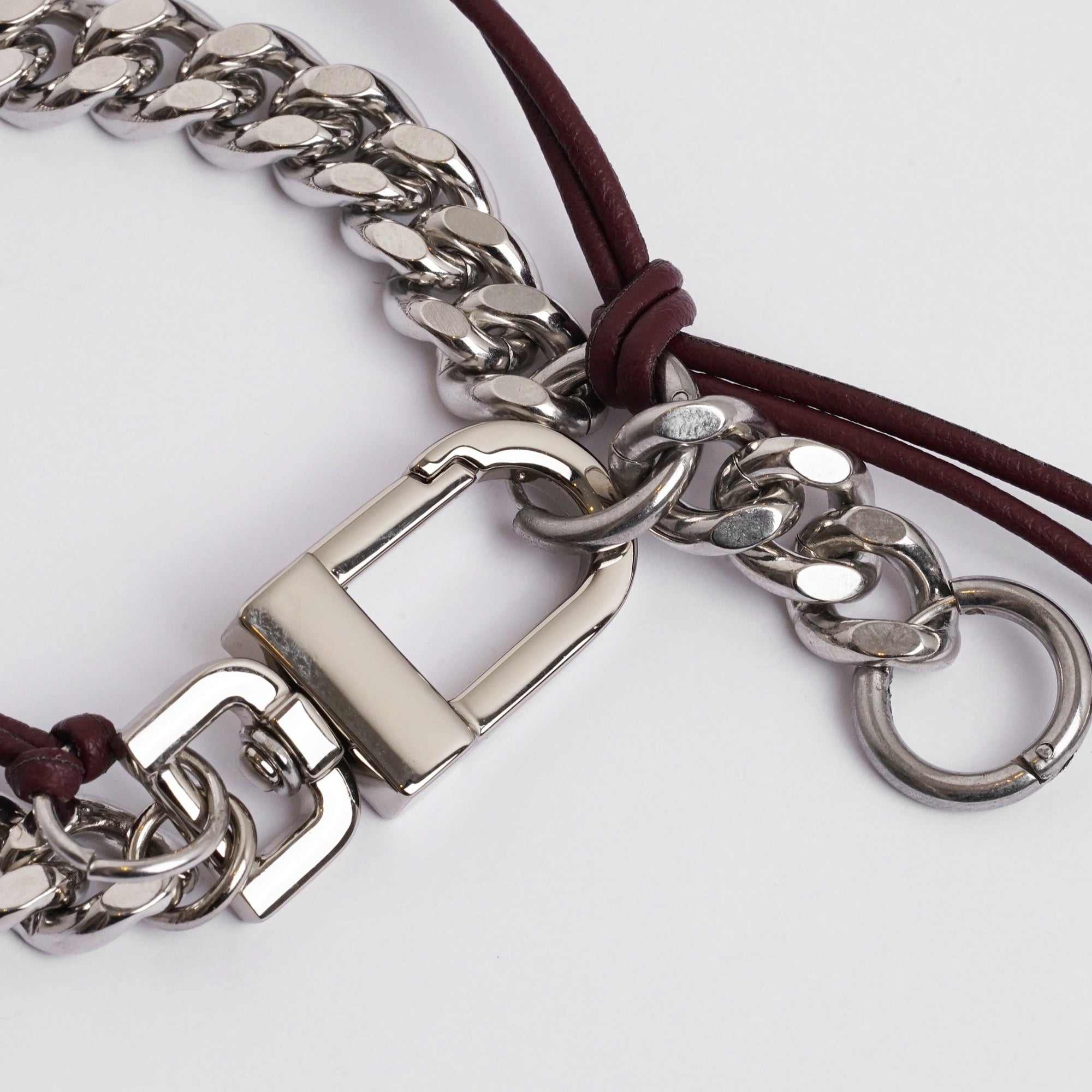 KITESY MARTIN STUDIOBraceletBRACELET LE JUILLET SILVERED/BURGUNDY