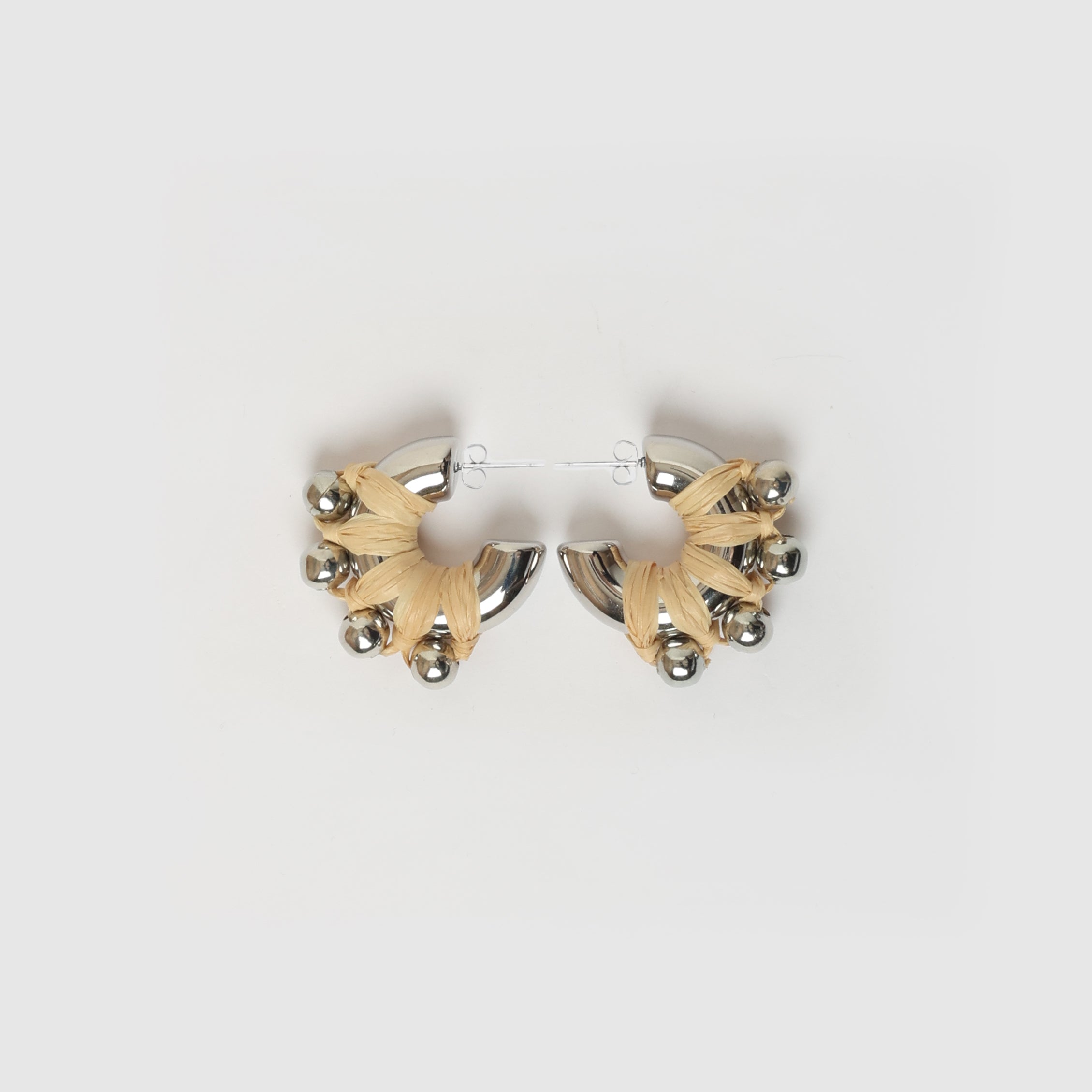 EARRINGS LA CHUNKY RAPHIA