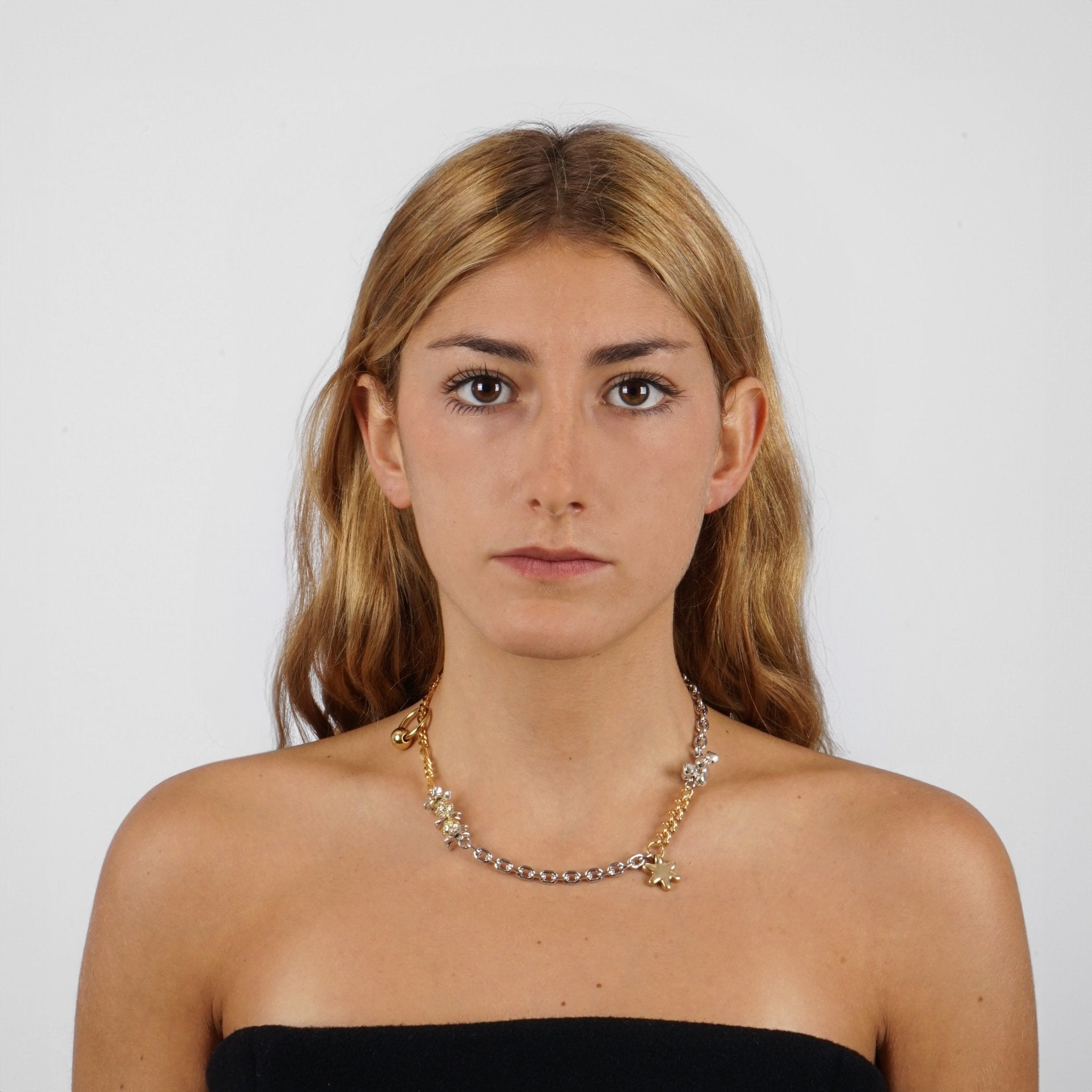 KITESY MARTIN STUDIONecklaceREAWAKENED NECKLACE LE PLUTON GOLDEN/SILVERED