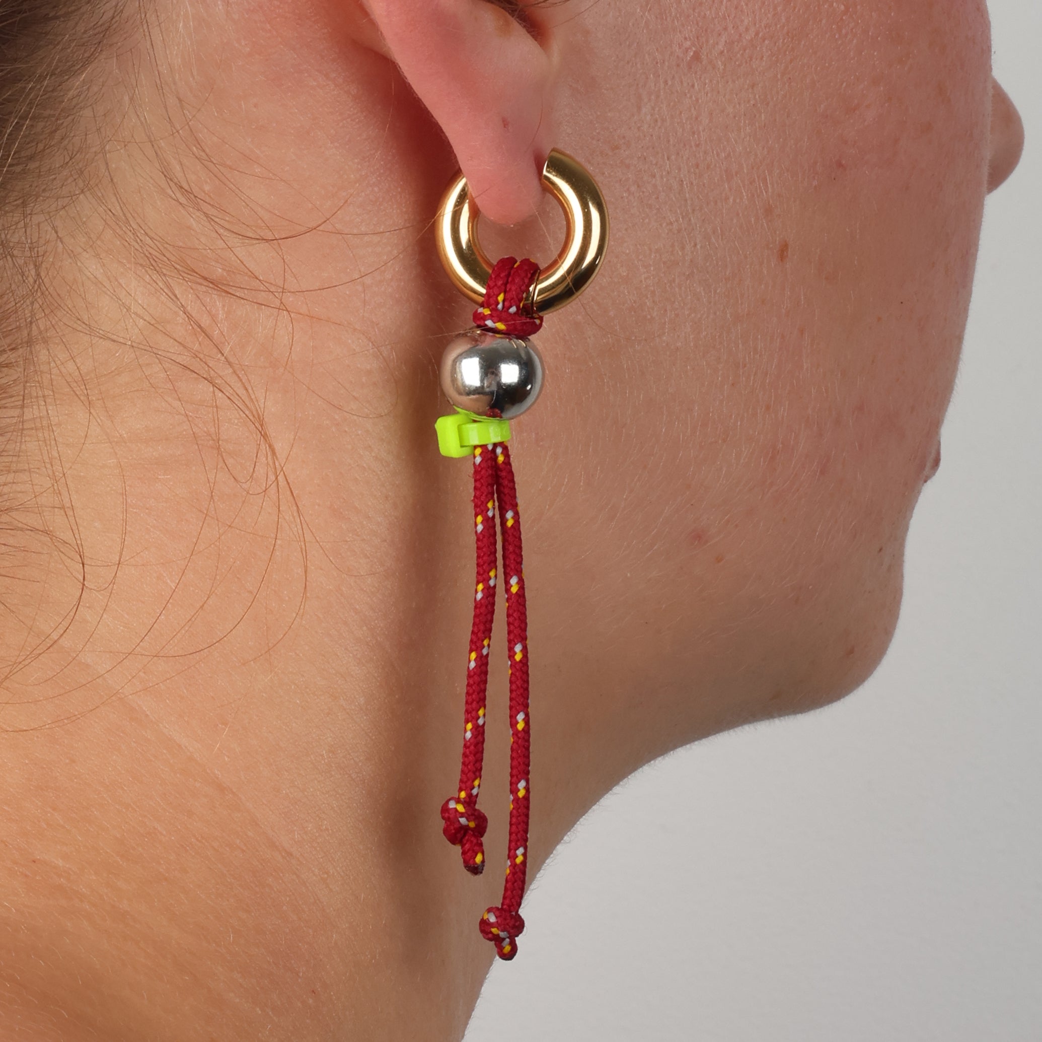 KITESY MARTIN STUDIOEarringEARRINGS LA SLIM GOLDEN/RED