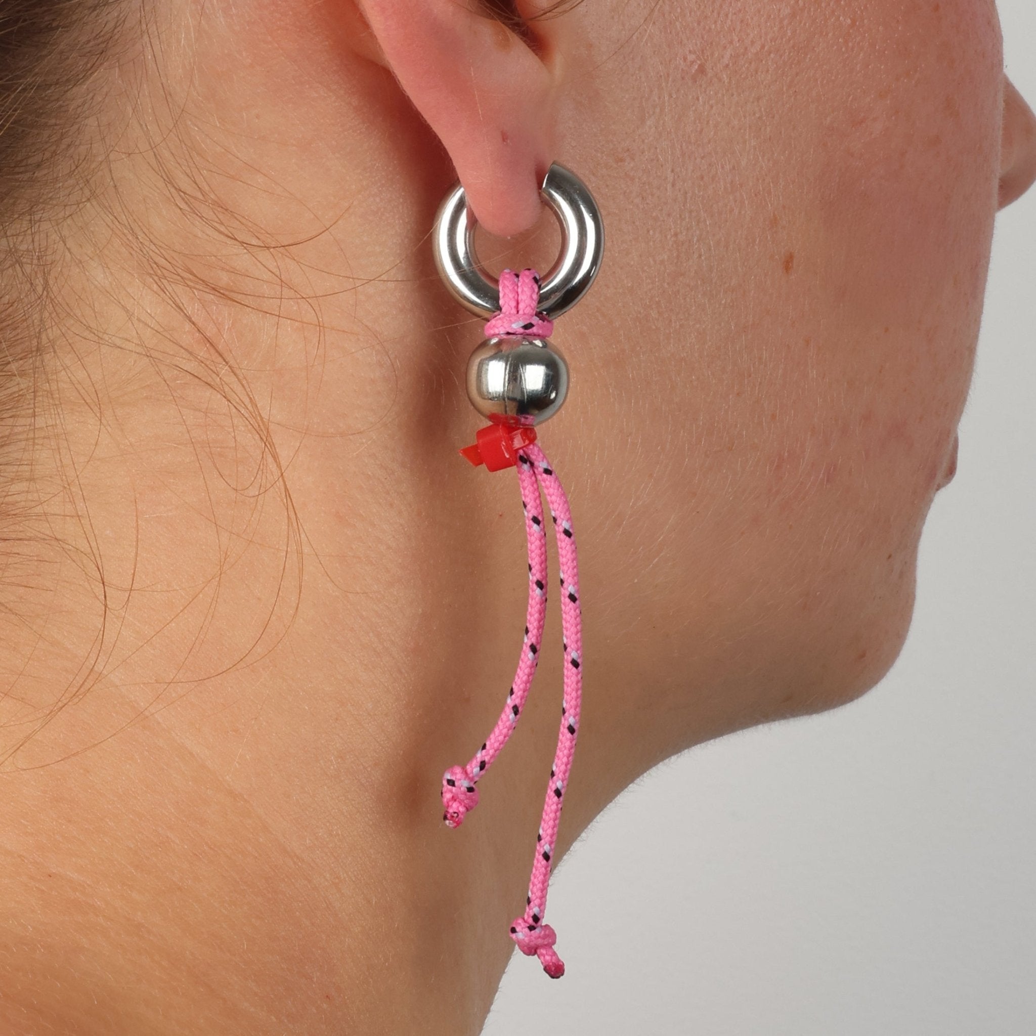 KITESY MARTIN STUDIOEarringEARRINGS LA SLIM SILVERED/PINK