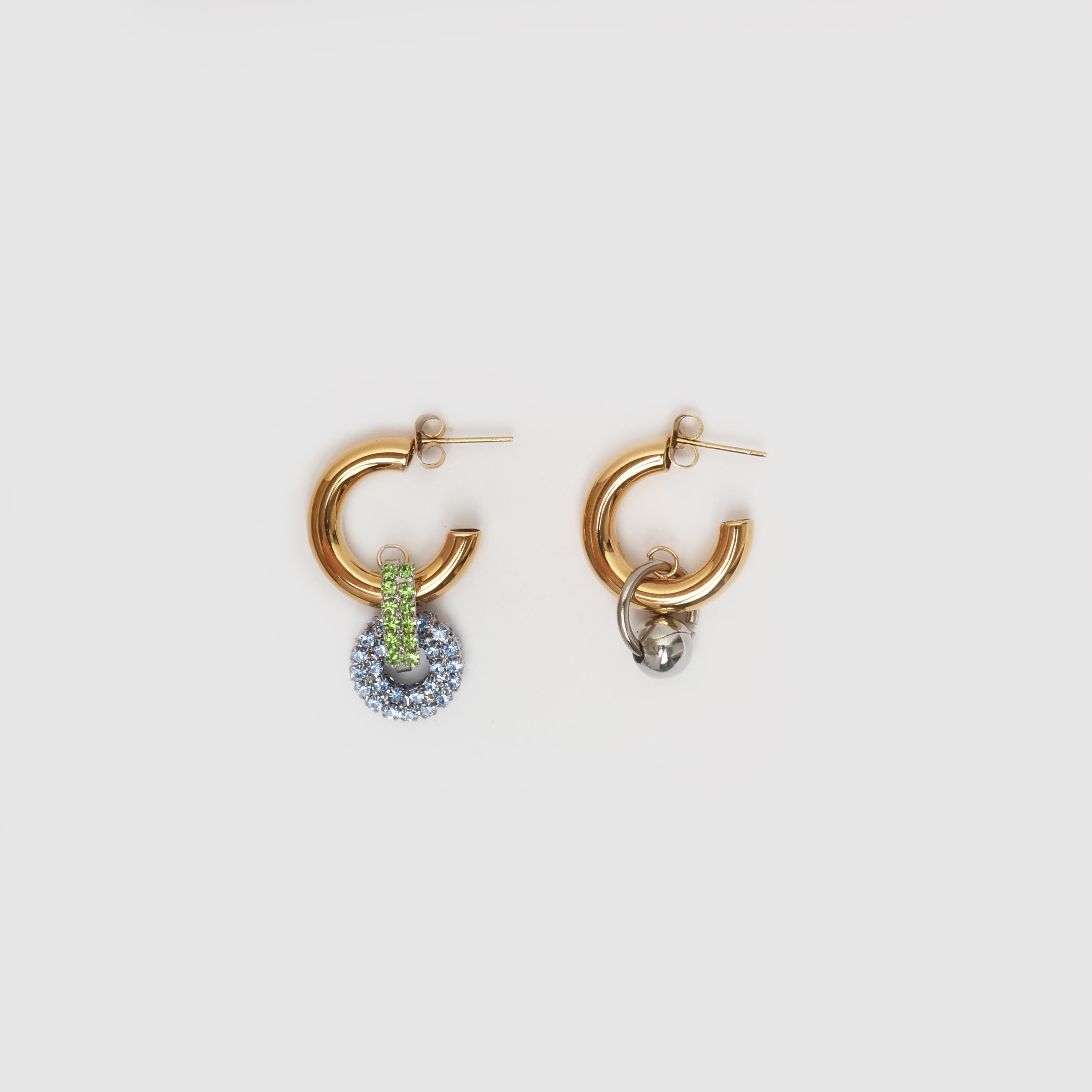 EARRINGS LA ISSA GREEN/BLUE