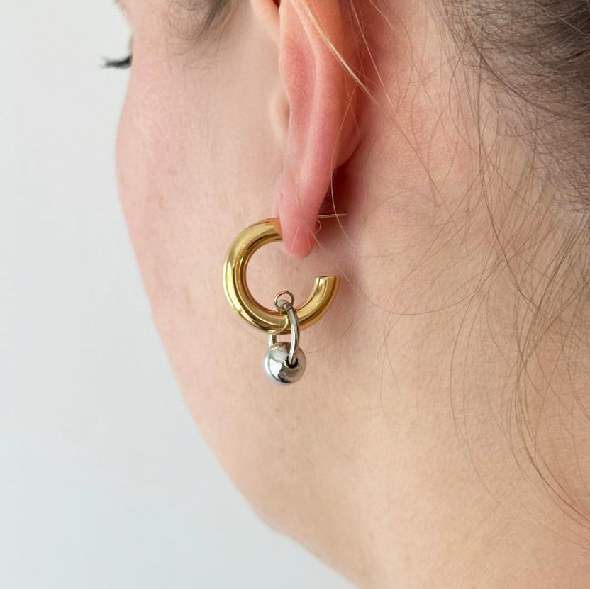EARRINGS LA ISSA GREEN/BLUE