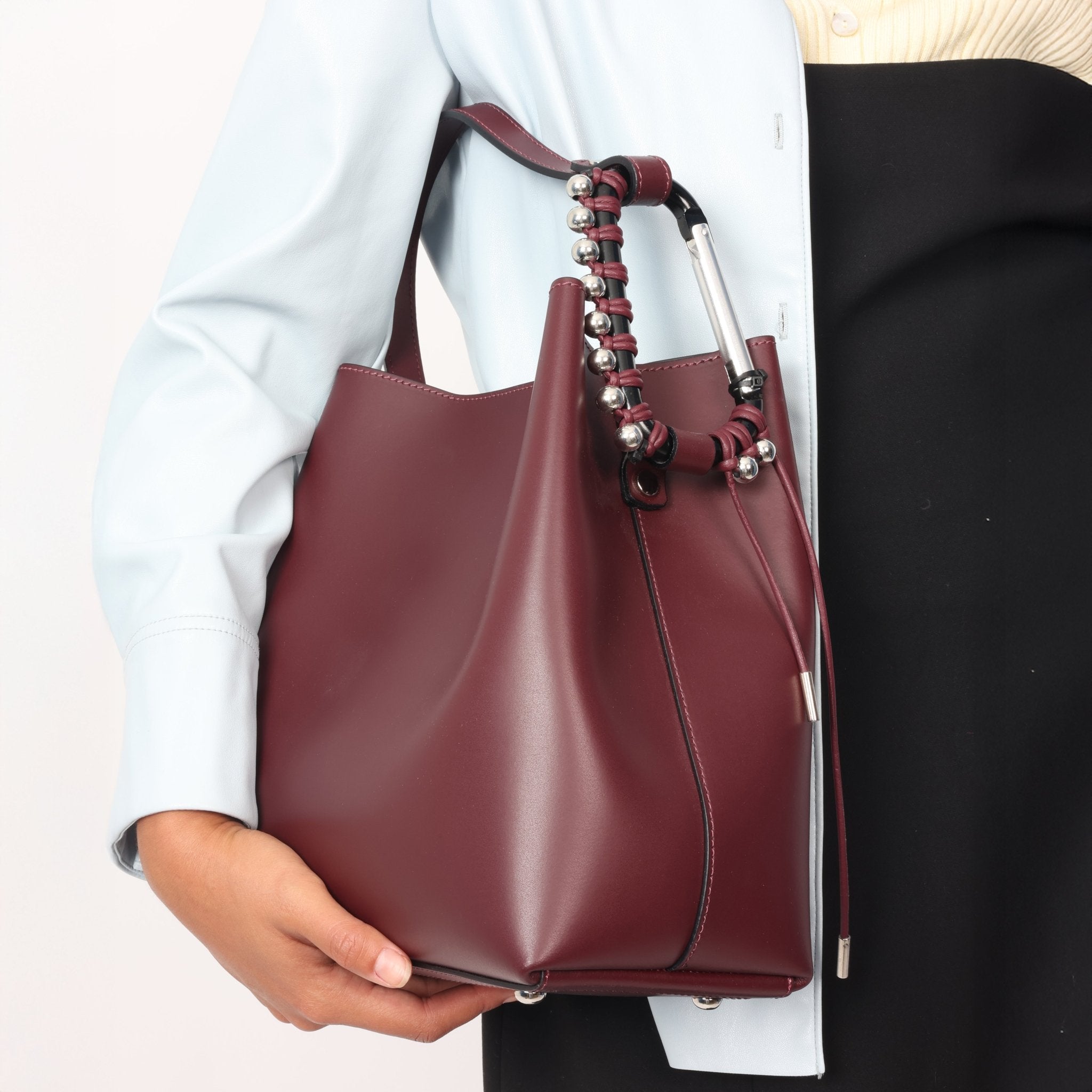 KITESY MARTIN STUDIOHANDBAGHANDBAG LE SAC SEAU BURGUNDY