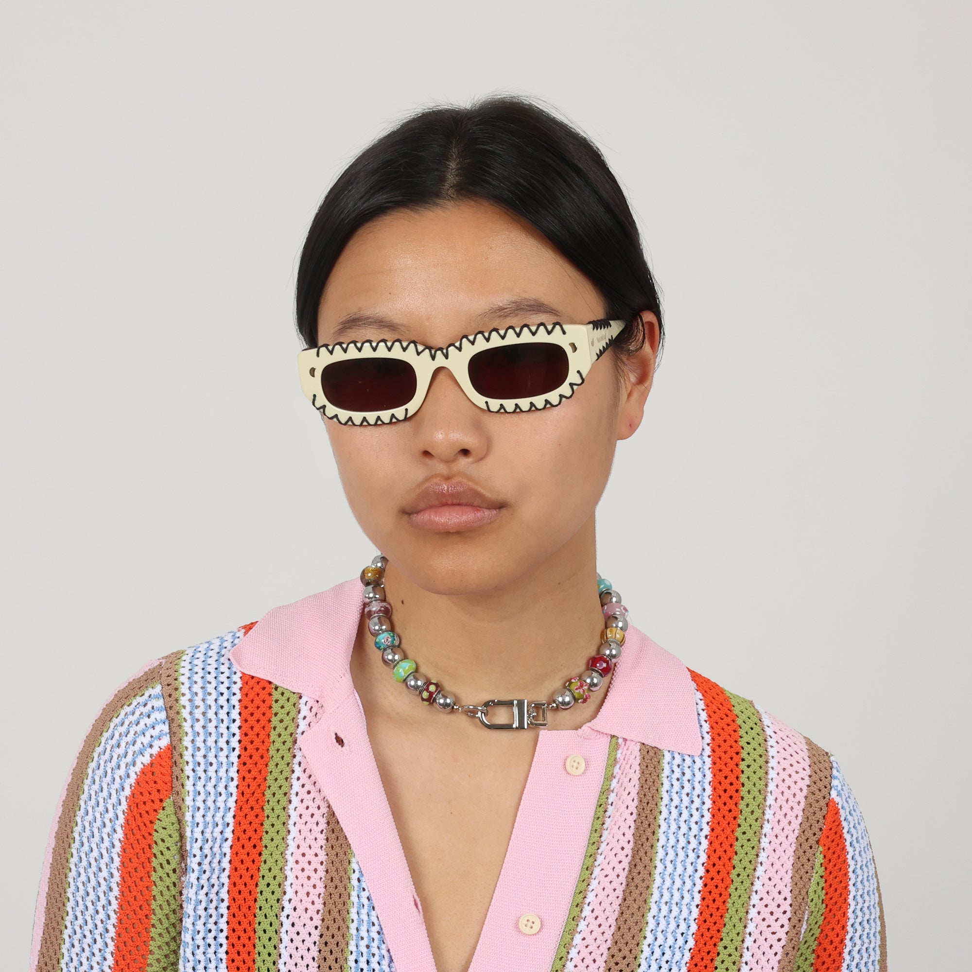 REAWAKENED NECKLACE LE AMIELLE SILVERED/MULTI