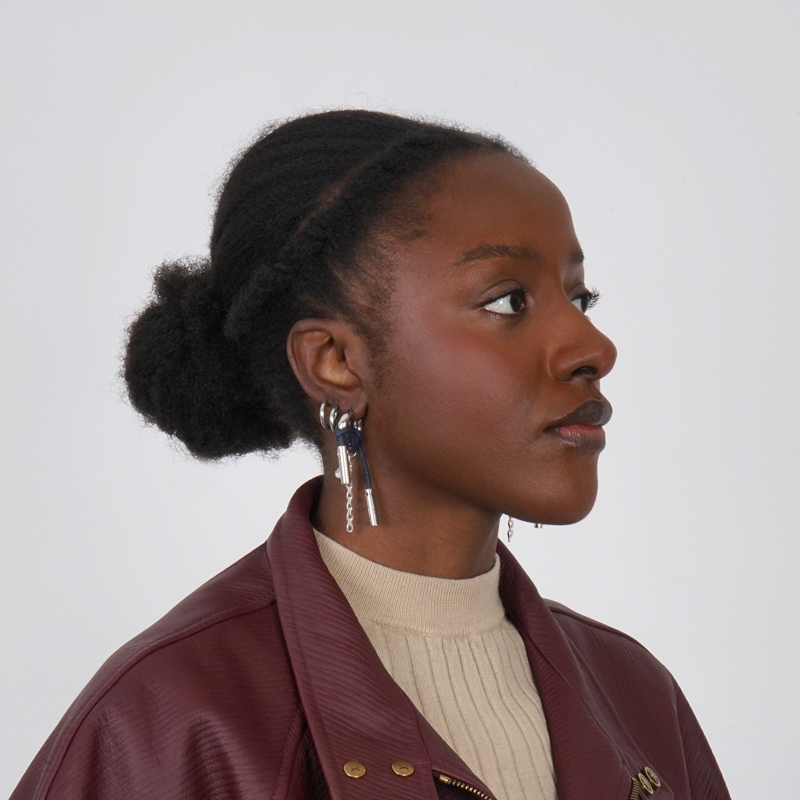 KITESY MARTIN STUDIOEarringEARRINGS LA LINDSAY SILVERED/MARINE