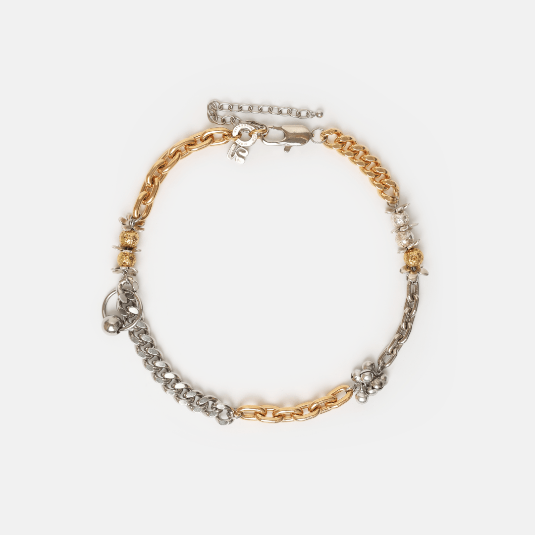 KITESY MARTIN STUDIONecklaceNECKLACE LE PLUTON GOLDEN/SILVERED