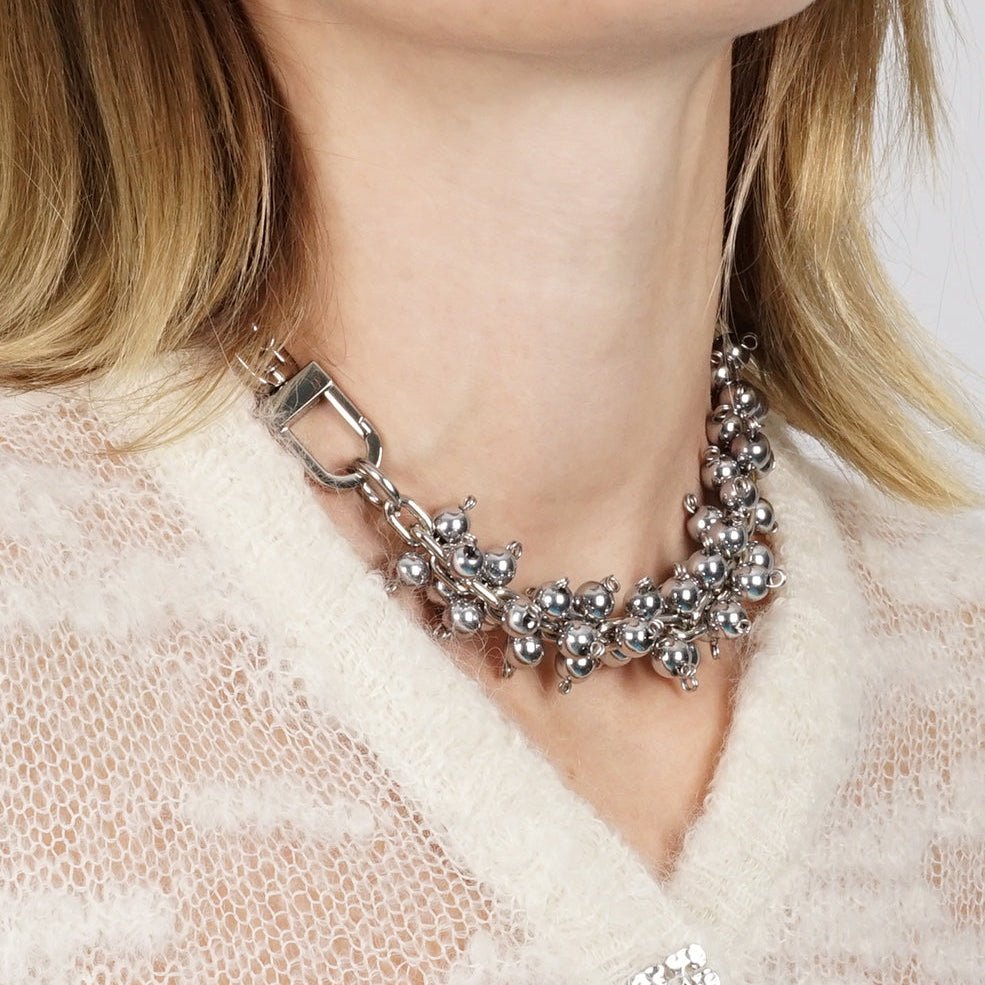 KITESY MARTIN STUDIONecklaceNECKLACE LE BOUQUET SILVERED