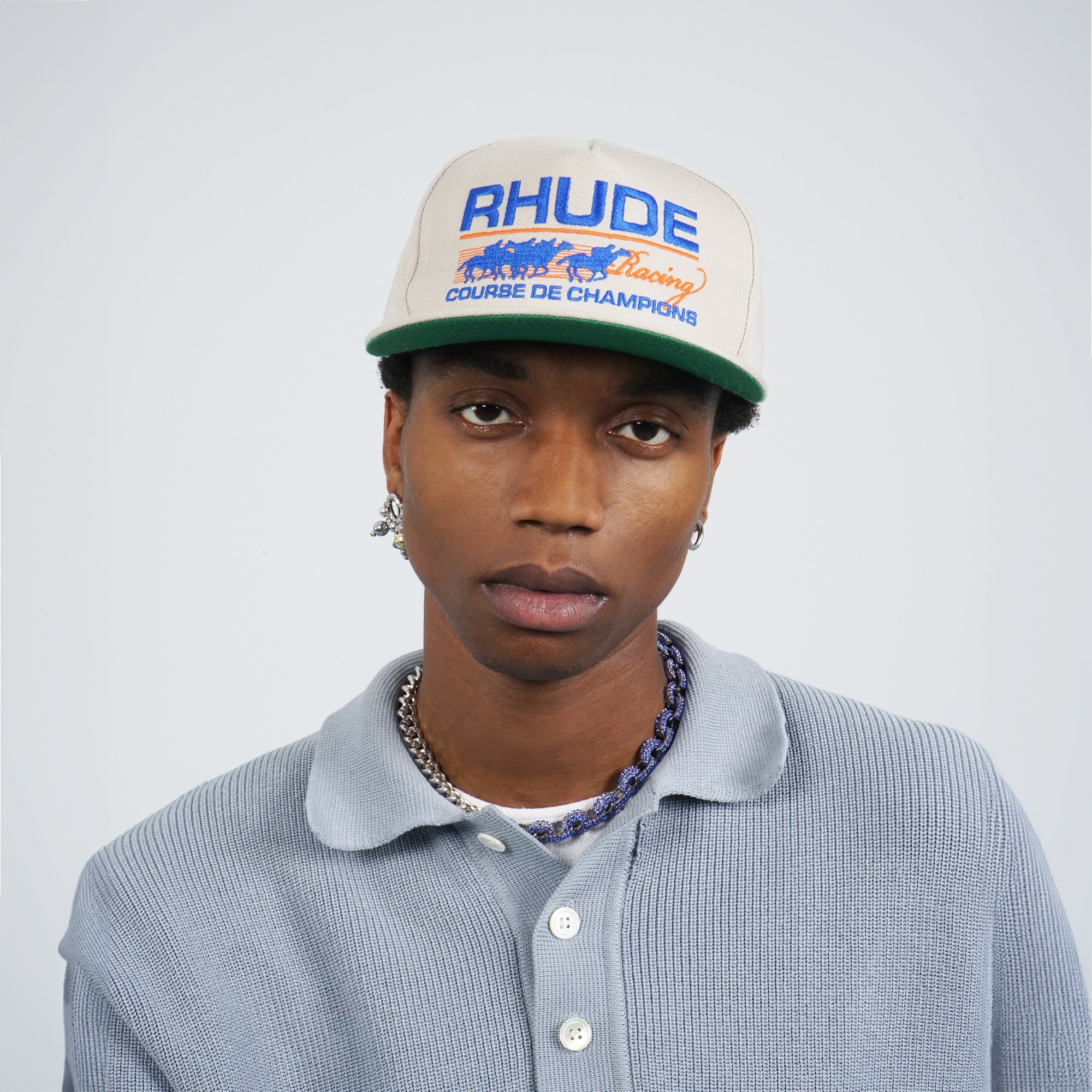 KITESY MARTIN STUDIONecklaceNECKLACE LE DANI SILVERED/BLUE