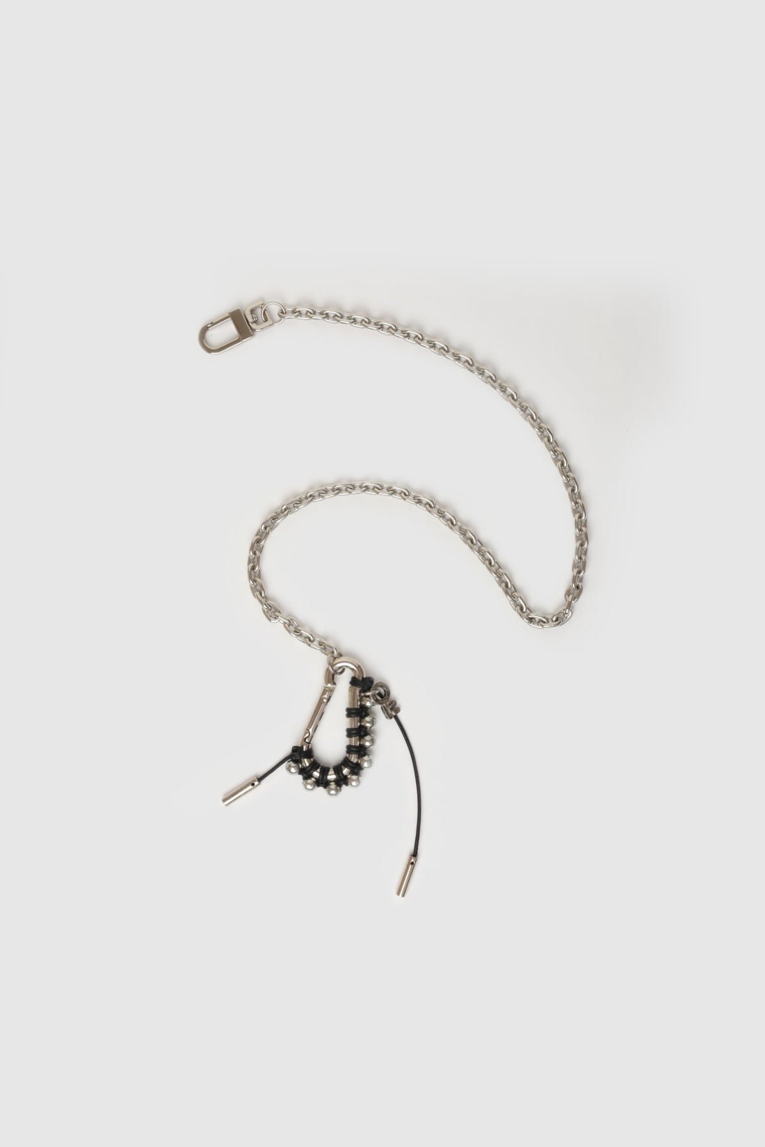 KITESY MARTIN STUDIOCarabinerKEYCHAIN CARABINER LE ENZO SILVERED/BLACK
