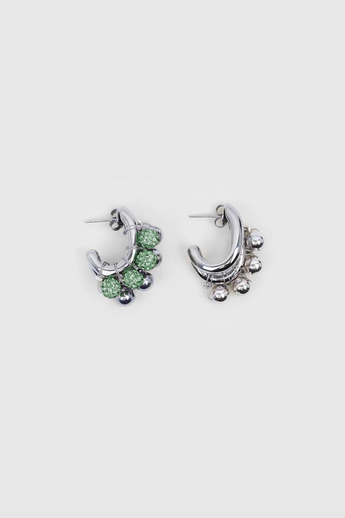 KITESY MARTIN STUDIOEarringEARRINGS LA BICHRIS SILVERED/GREEN
