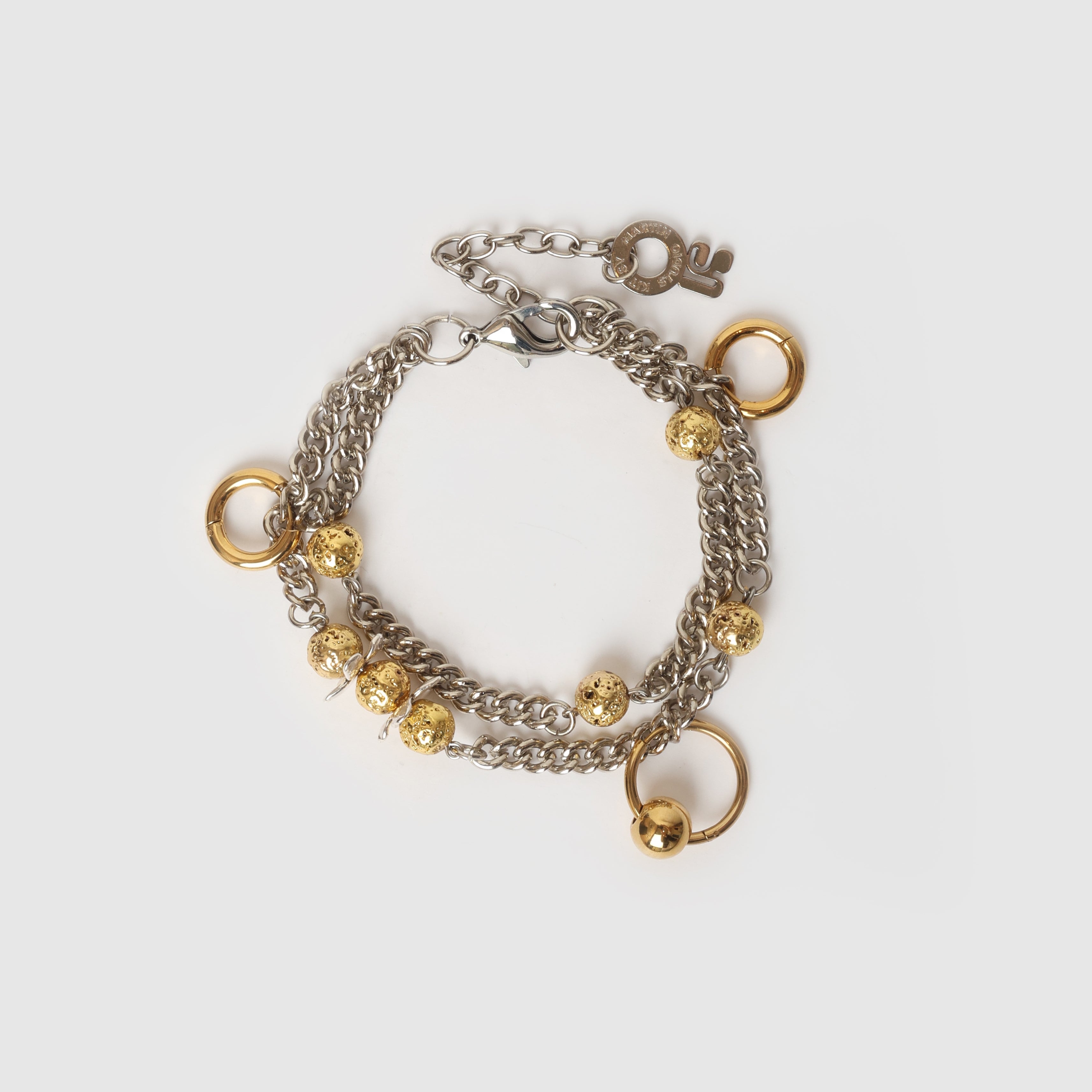 ANKLET LE PLUTON GOLDEN/SILVERED