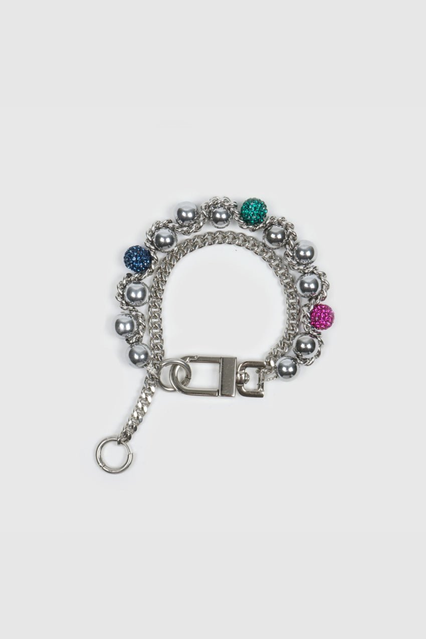 KITESY MARTIN STUDIOBraceletBRACELET LE SERPENT STRASS SILVERED/MULTICOLOR