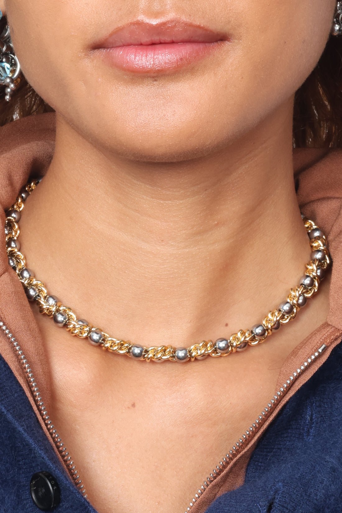 KITESY MARTIN STUDIONecklaceNECKLACE LE BÉBÉ SERPENT GOLDEN/SILVERED