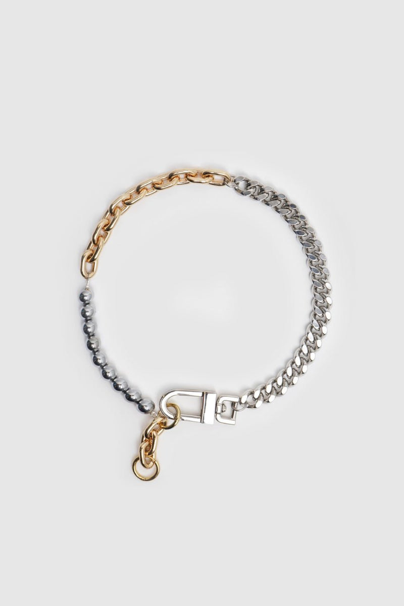 NECKLACE & BRACELET LE COPPER GOLDEN/SILVERED