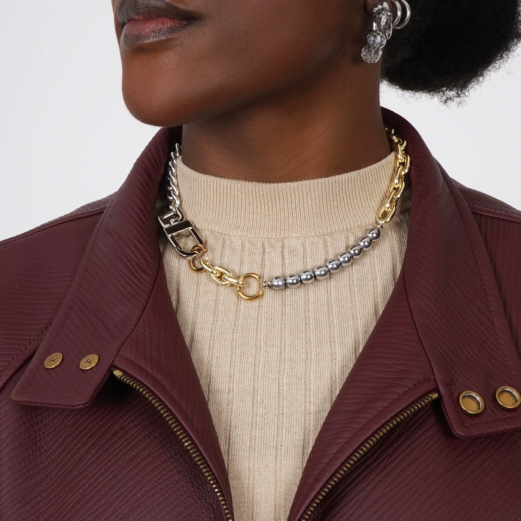 KITESY MARTIN STUDIONecklaceNECKLACE & BRACELET LE COPPER GOLDEN/SILVERED