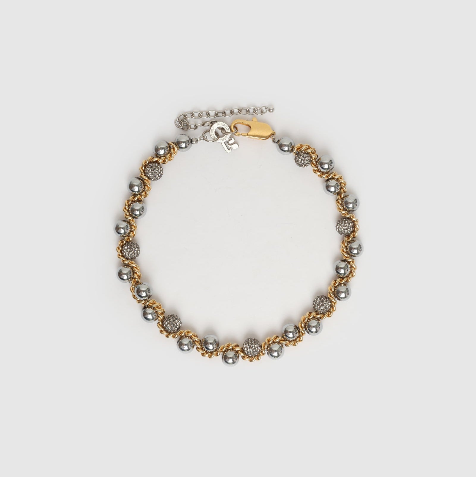 KITESY MARTIN STUDIONecklaceNECKLACE LE SERPENT STRASS GOLDEN/SILVERED