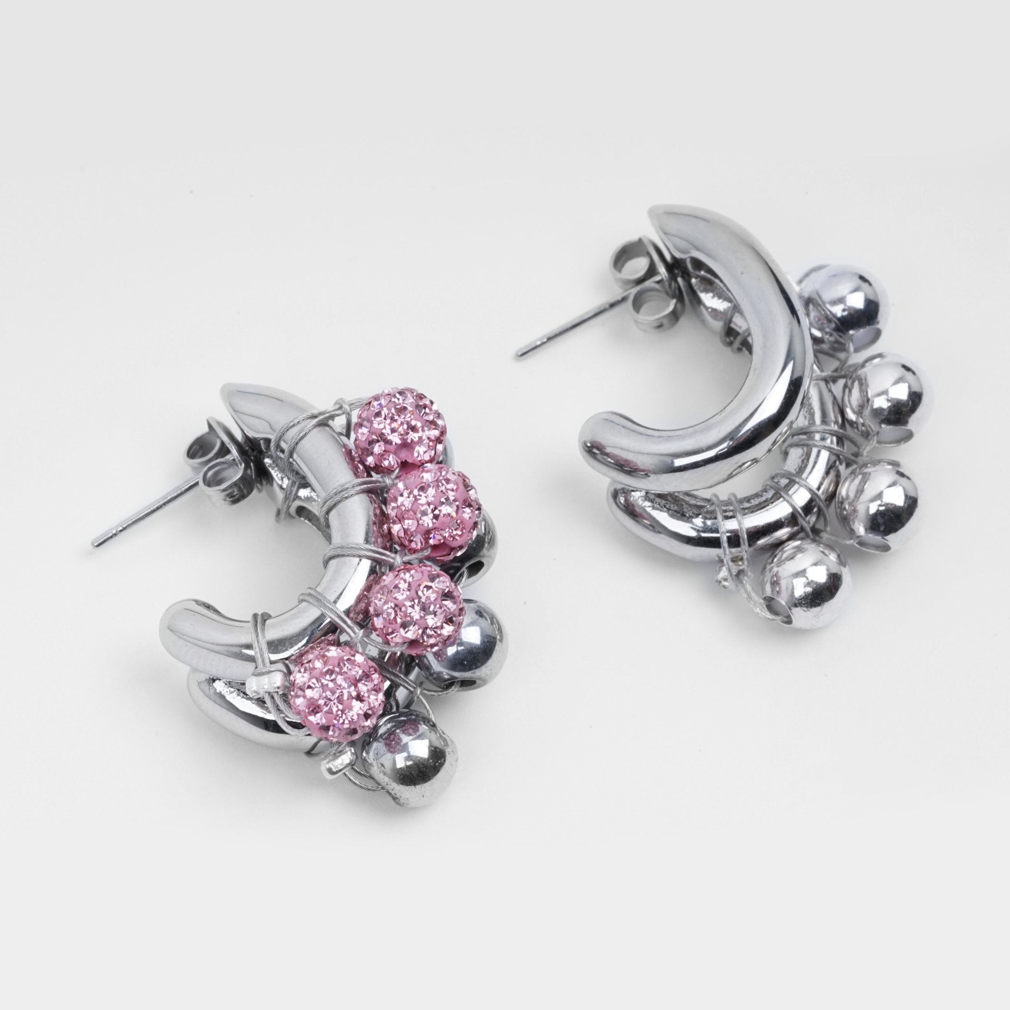 KITESY MARTIN STUDIOEarringEARRINGS LA BICHRIS SILVERED/PINK