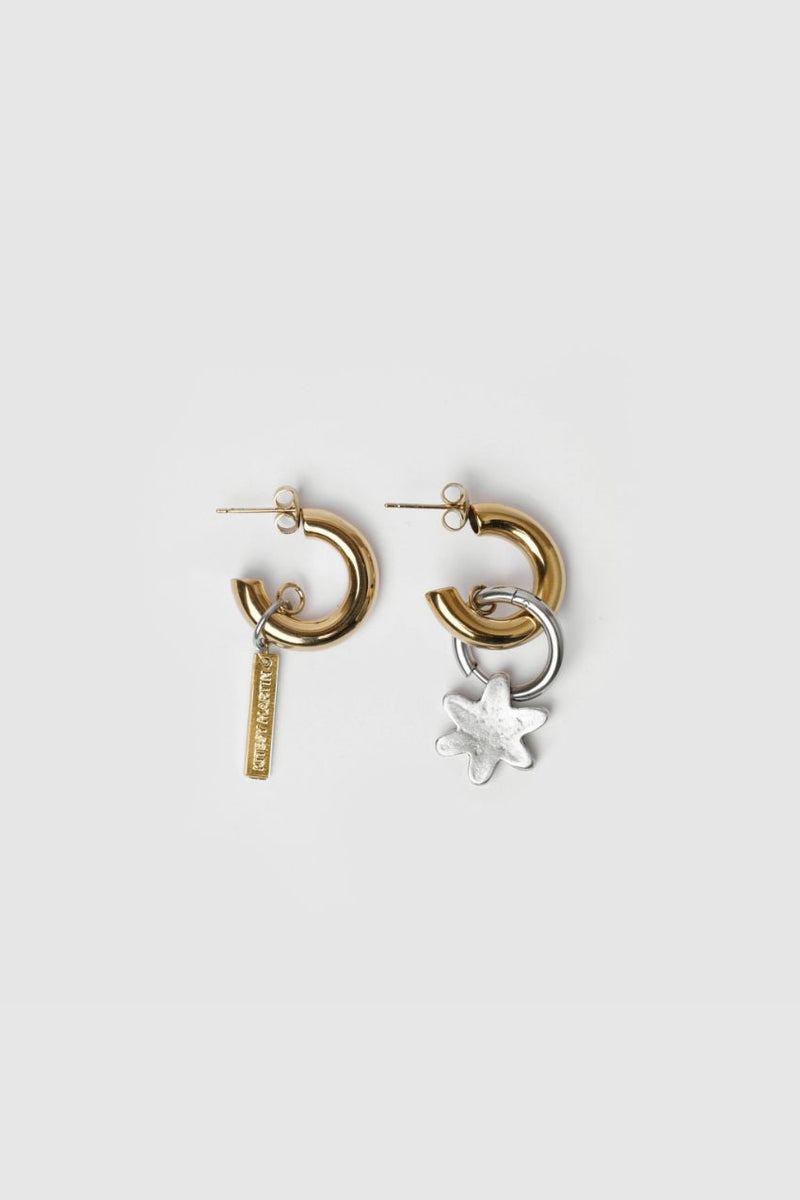 REAWAKENED EARRINGS LA STAR GOLDEN/SILVERED