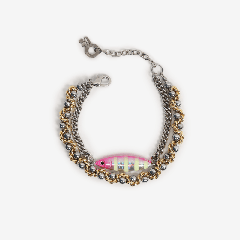 BRACELET DE CHEVILLE LE SYLVIE DORÉ/ARGENTÉ 