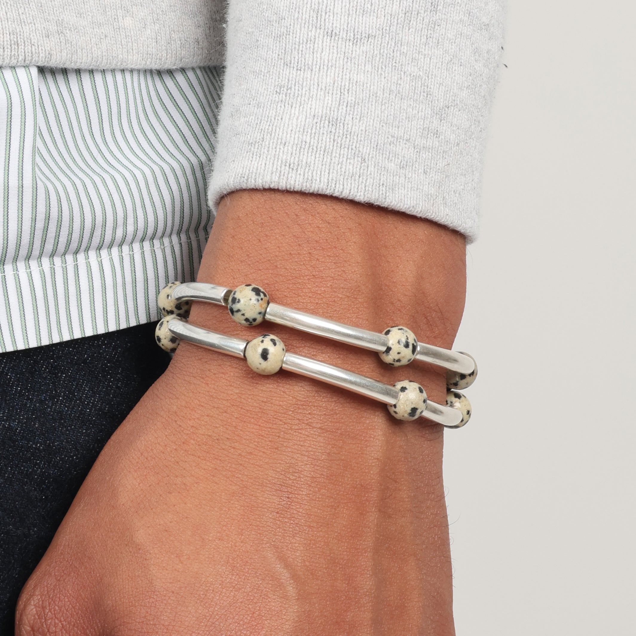 BRACELET LE MACARONI JASPER