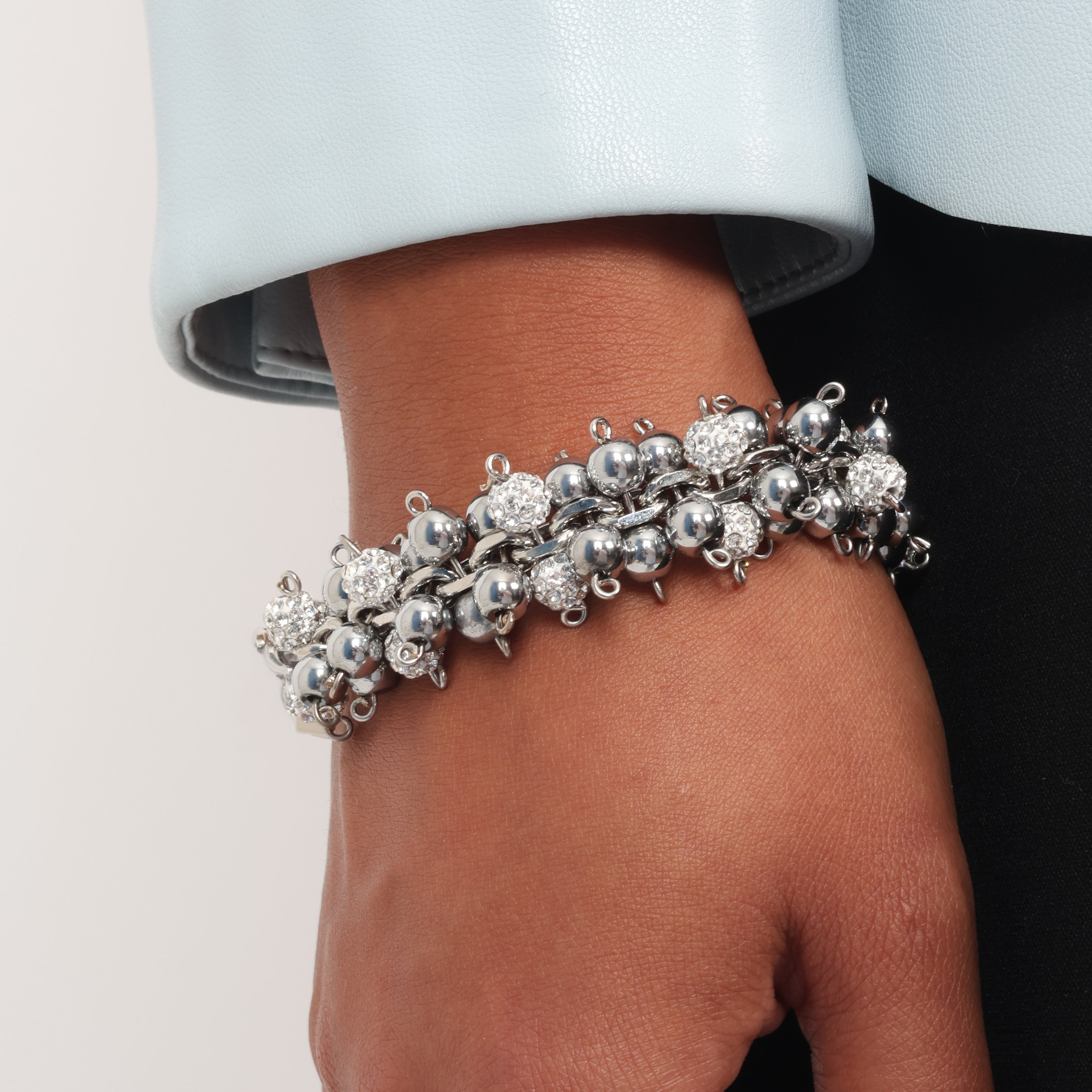 BRACELET LE BÉBÉ BOUQUET STRASS