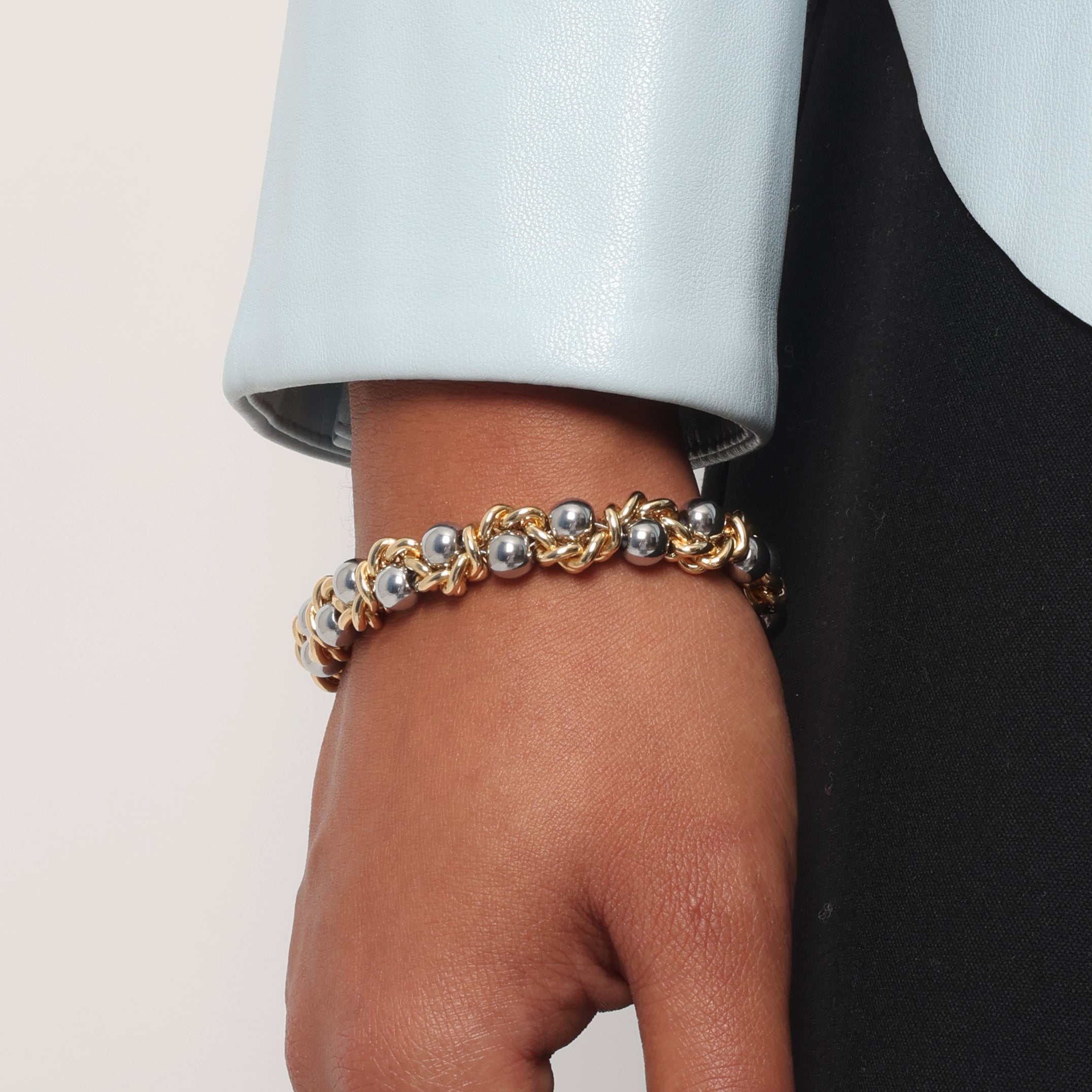 BRACELET LE BÉBÉ SERPENT GOLDEN/SILVERED