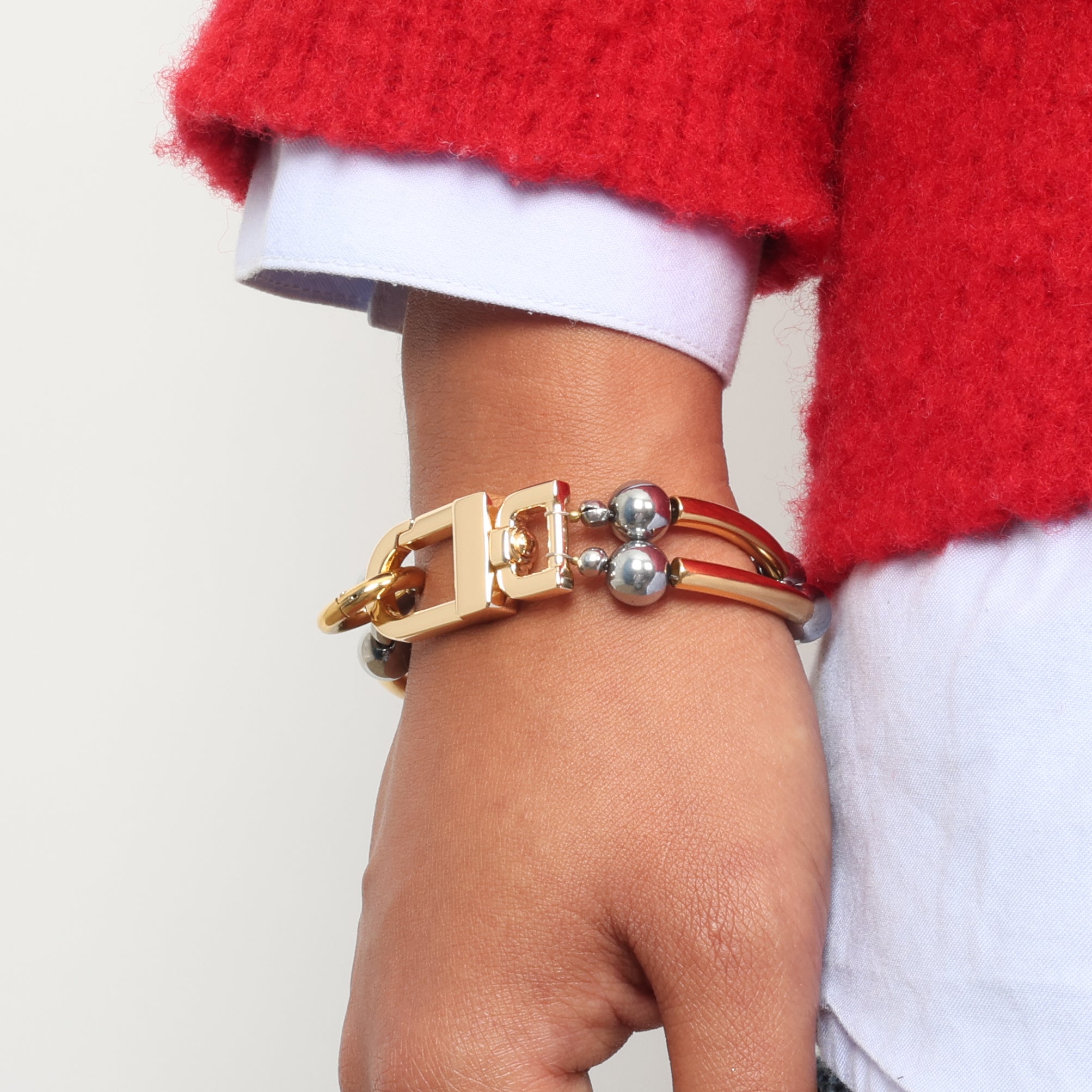 BRACELET LE MACARONI GOLDEN
