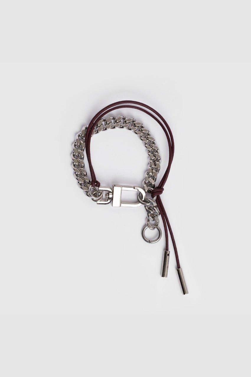 KITESY MARTIN STUDIOBraceletBRACELET LE JUILLET SILVERED/BURGUNDY