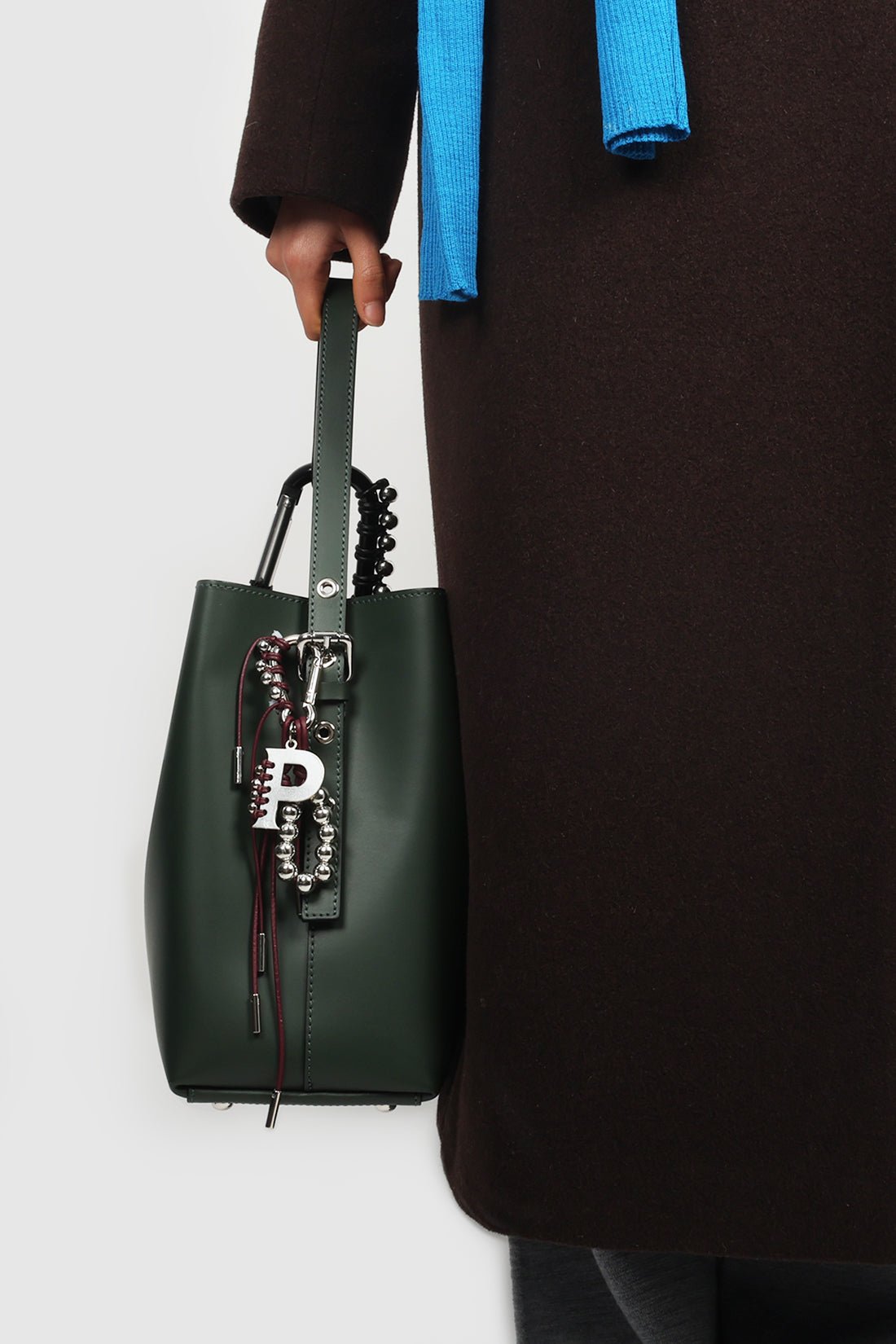 KITESY MARTIN STUDIOCarabinerBAG CHARMS LE MONOGRAMME SILVERED/BURGUNDY