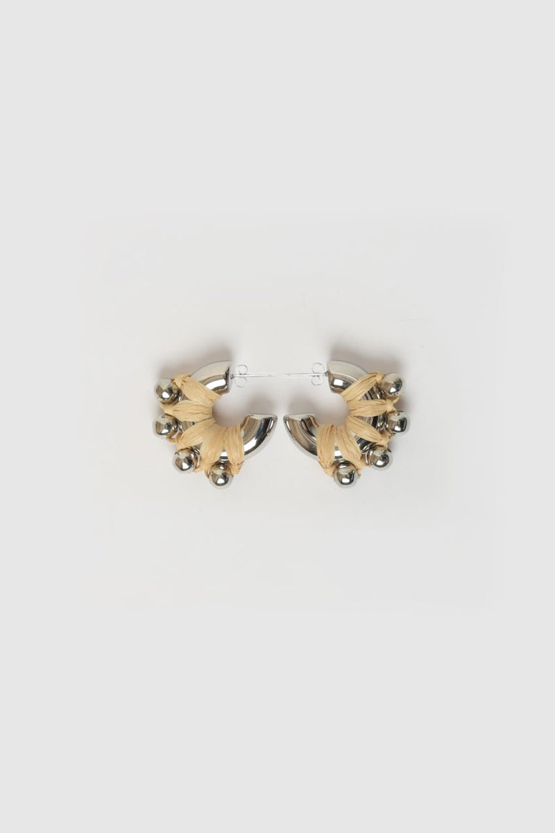 EARRINGS LA CHUNKY RAPHIA