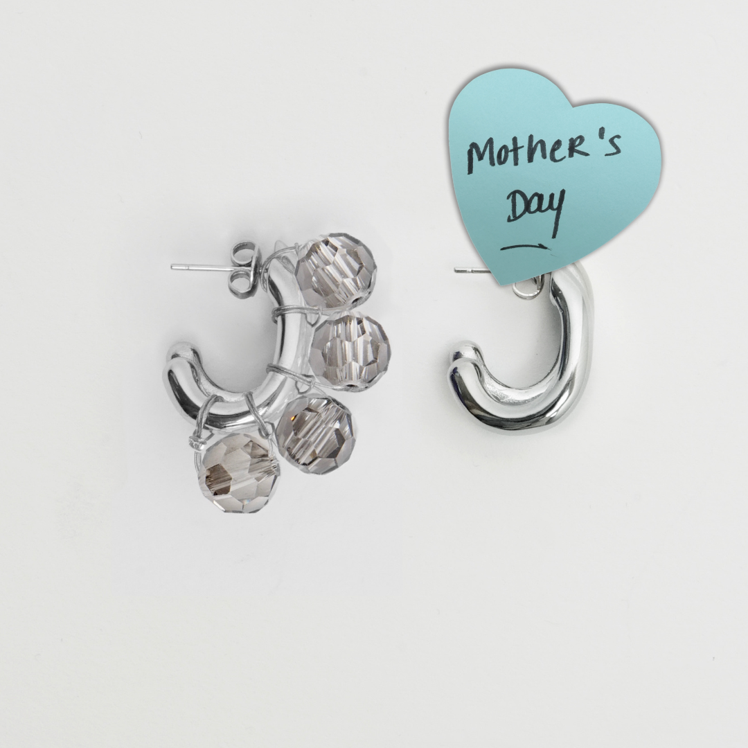 EARRINGS LA CHRIS CRYSTAL