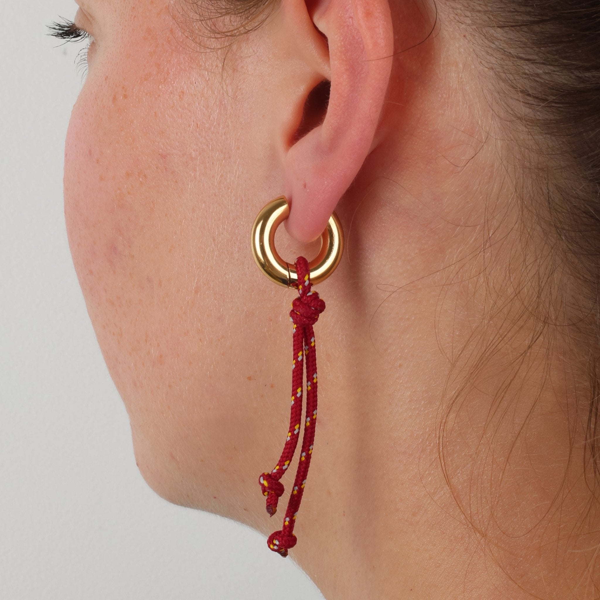 KITESY MARTIN STUDIOEarringEARRINGS LA SLIM GOLDEN/RED