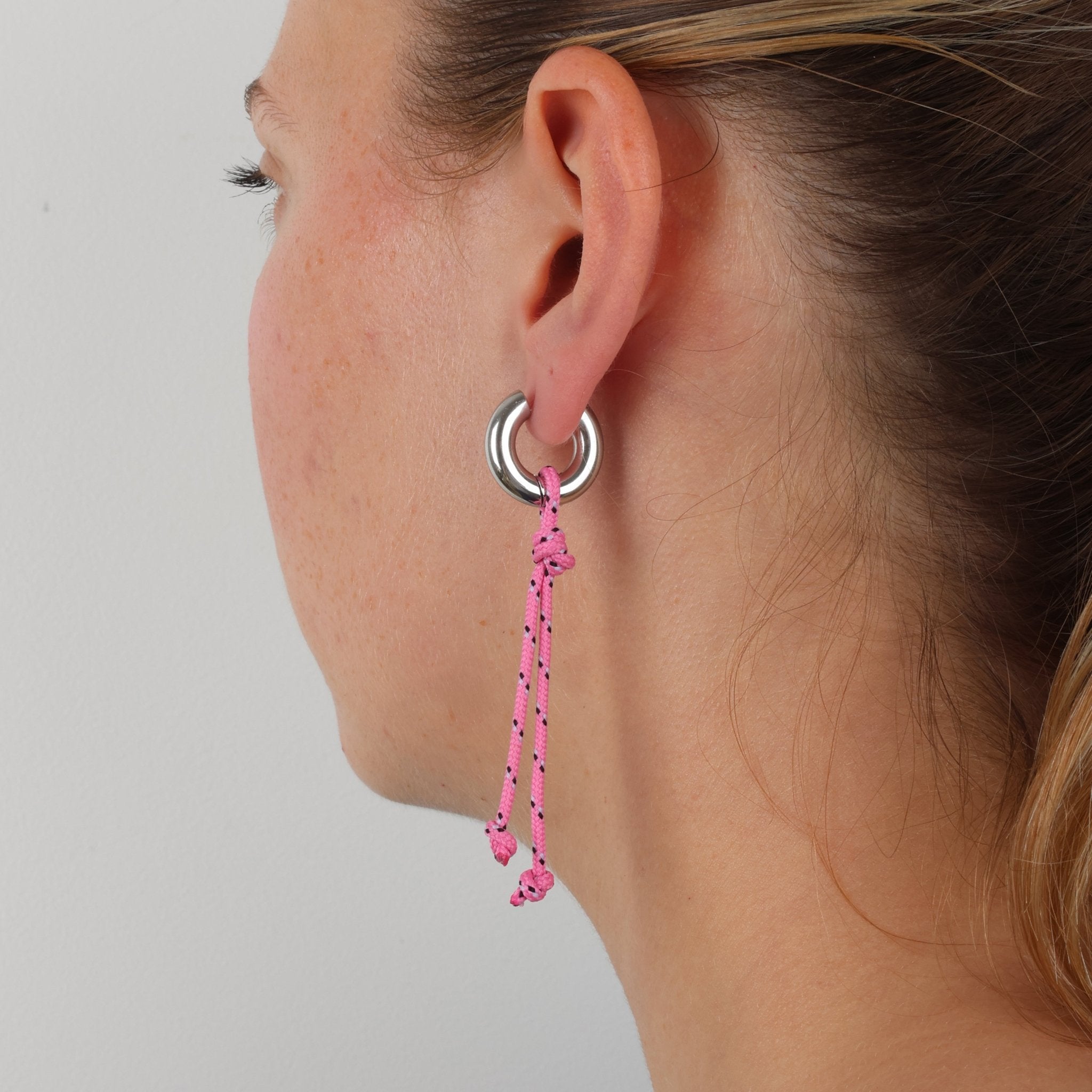 KITESY MARTIN STUDIOEarringEARRINGS LA SLIM SILVERED/PINK