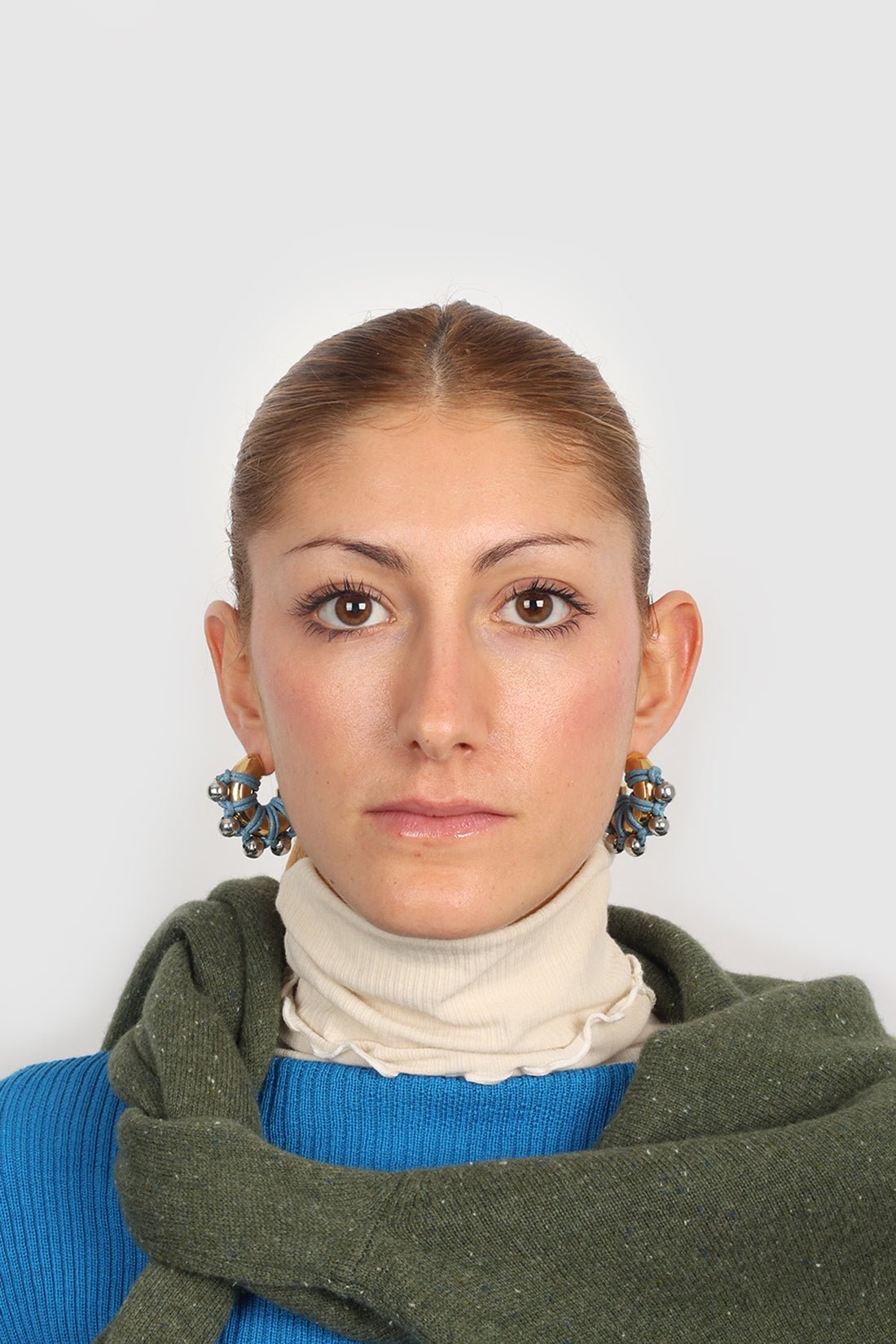 KITESY MARTIN STUDIOEarringEARRINGS LA CHUNKY GOLDEN/BLUE