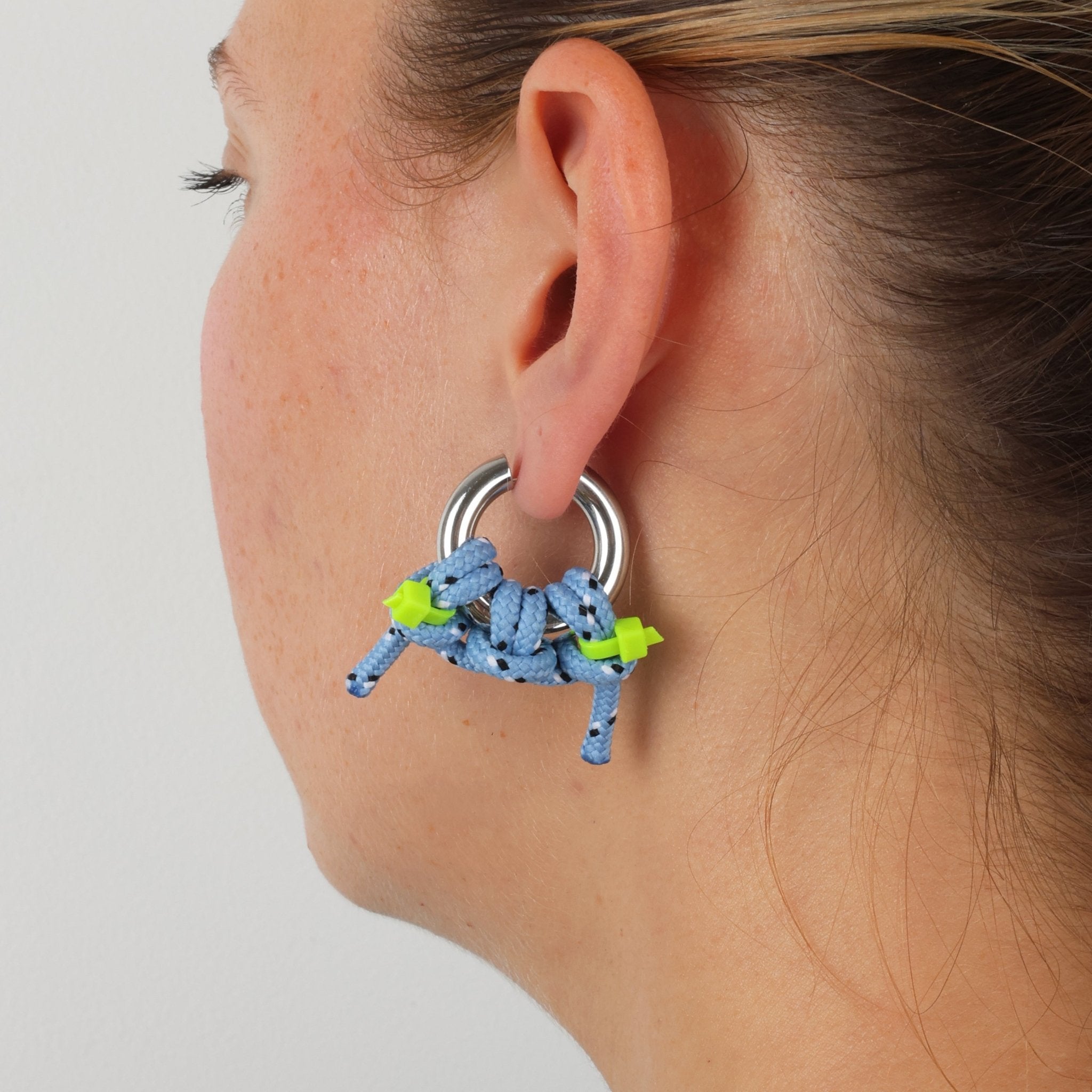 KITESY MARTIN STUDIOEarringEARRINGS LA BOLD SILVERED/BLUE
