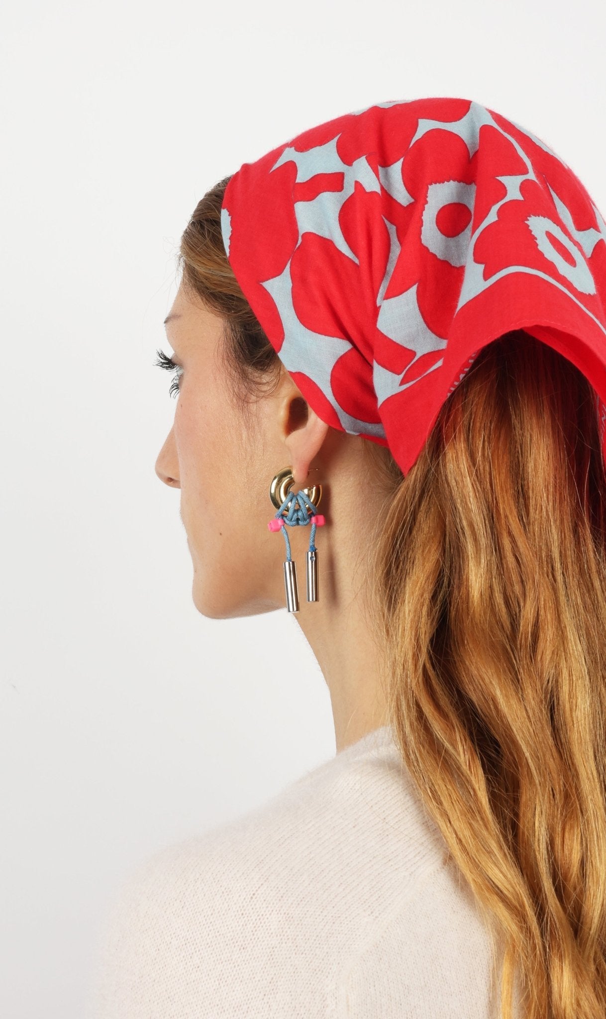 KITESY MARTIN STUDIOEarringEARRINGS LA BÉBÉ CORDON GOLDEN/BLUE