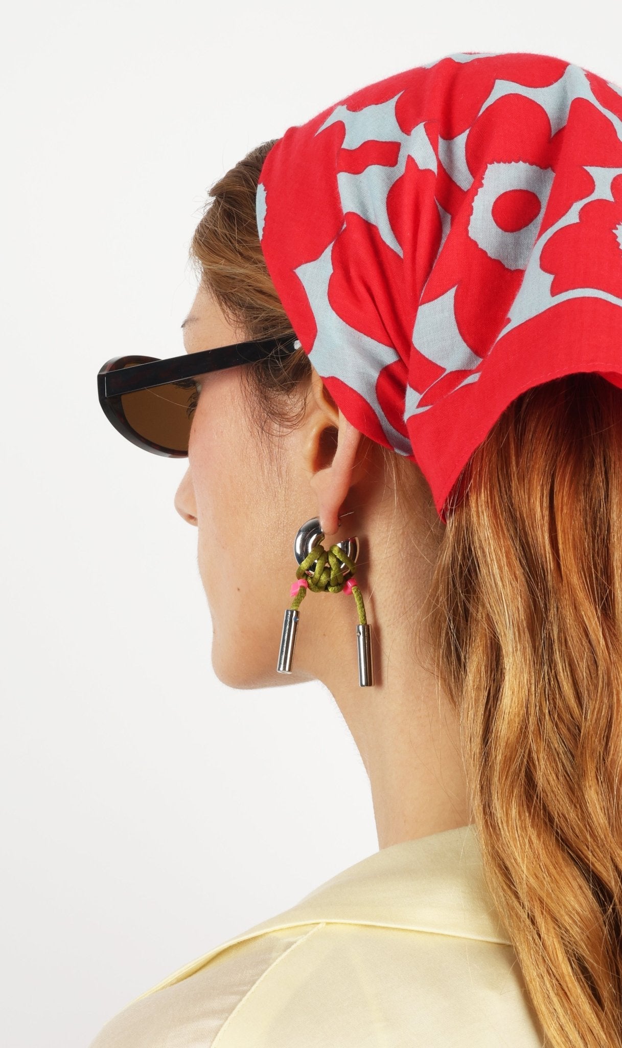 KITESY MARTIN STUDIOEarringEARRINGS LA BÉBÉ CORDON SILVERED/GREEN