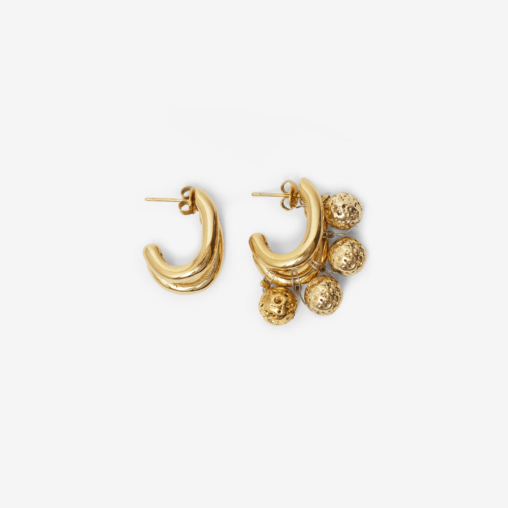 BOUCLES D'OREILLES LA CHRIS DORÉ