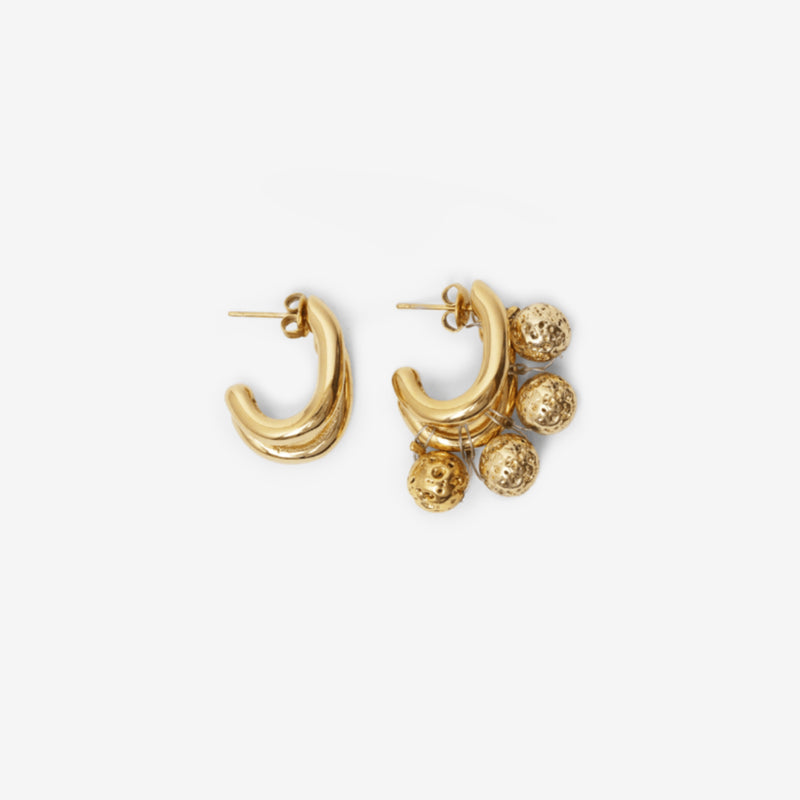 EARRINGS LA CHRIS GOLDEN