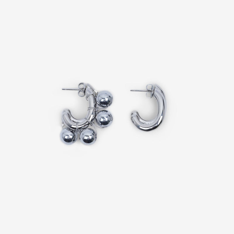 BOUCLES D'OREILLES LA CHRIS ARGENTÉ