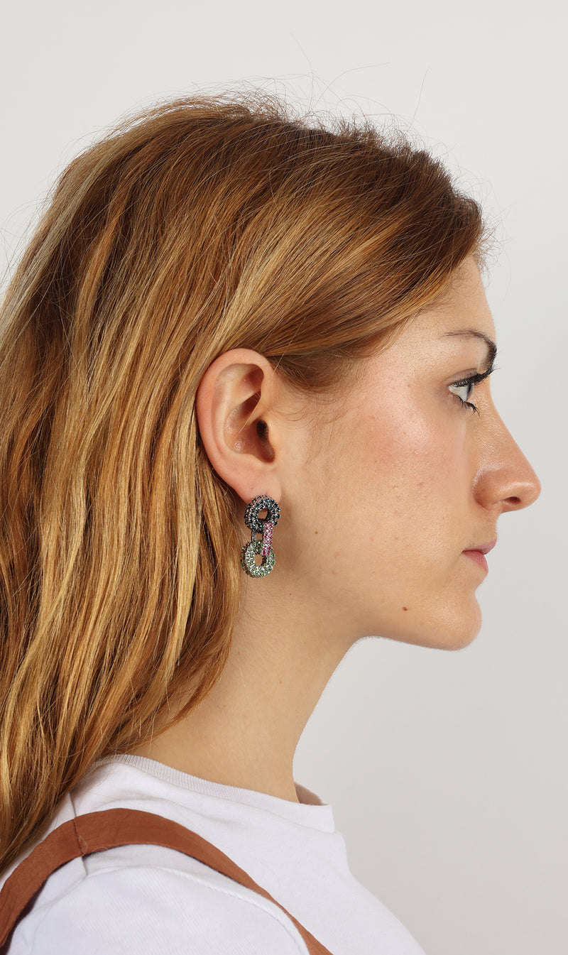 EARRINGS LA PALACE MULTICOLOR