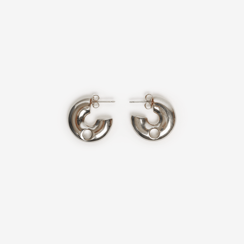 BOUCLES D'OREILLES LA PLUTON ARGENTÉ