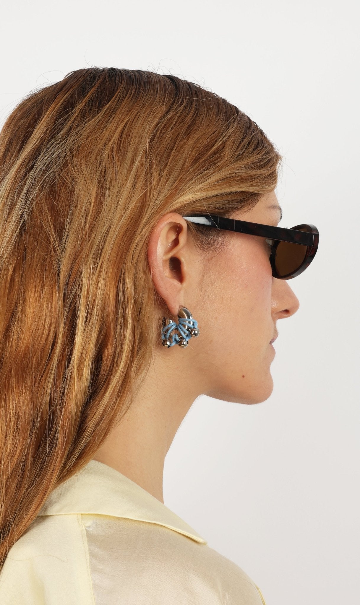 KITESY MARTIN STUDIOEarringEARRINGS LA PLUTON TRESSEE SILVERED/SKY