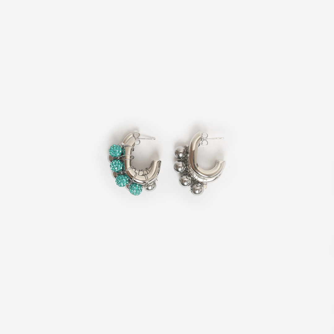 KITESY MARTIN STUDIOEarringEARRINGS LA BICHRIS SILVERED/BLUE
