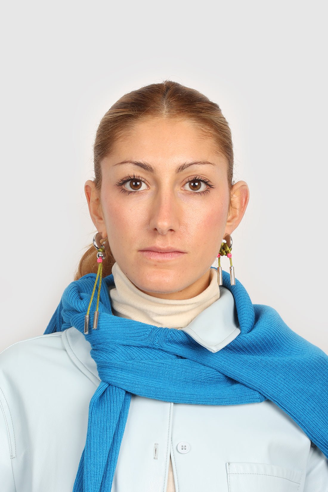 KITESY MARTIN STUDIOEarringEARRINGS LA BÉBÉ CORDON SILVERED/GREEN