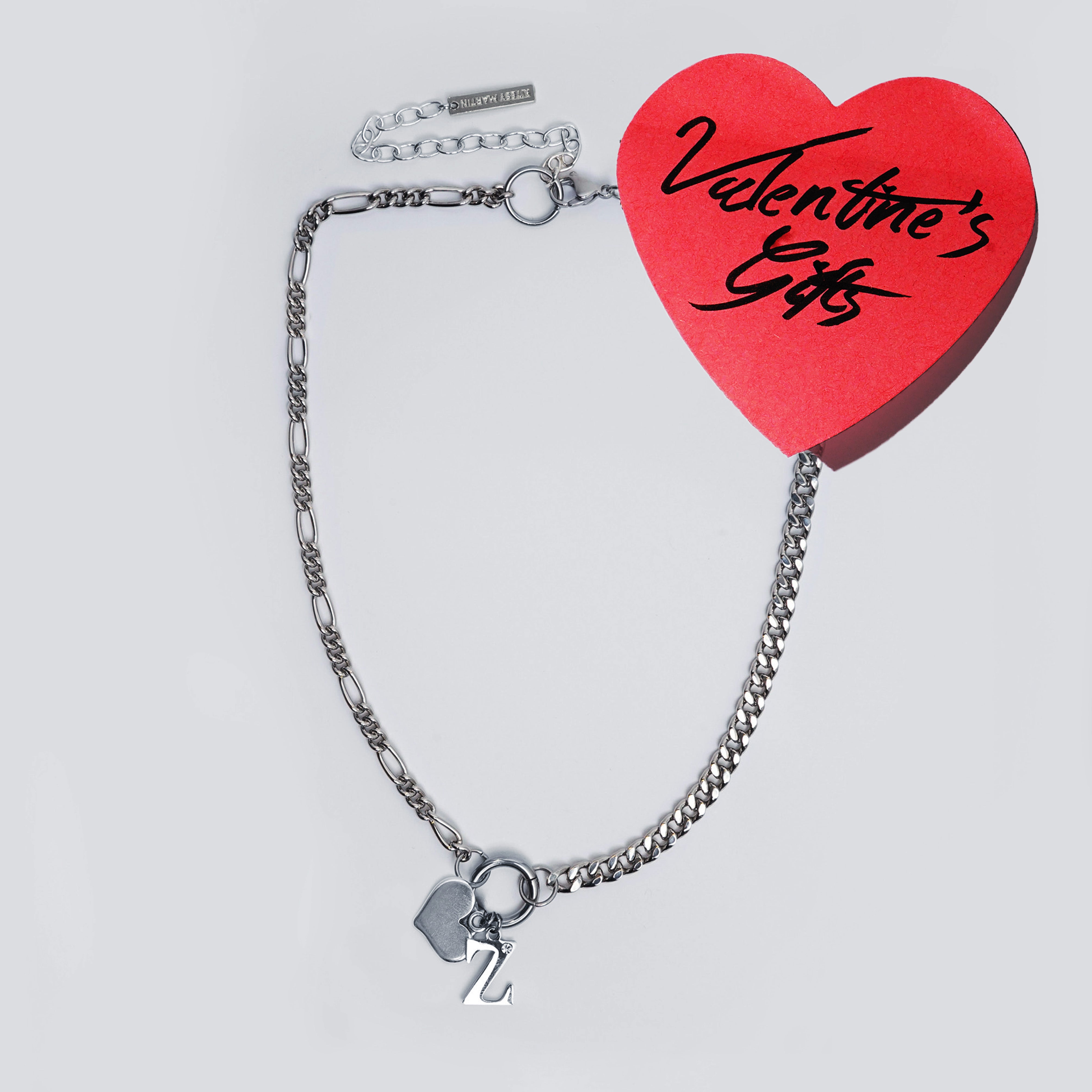 NECKLACE LE ABC LOVE SILVERED