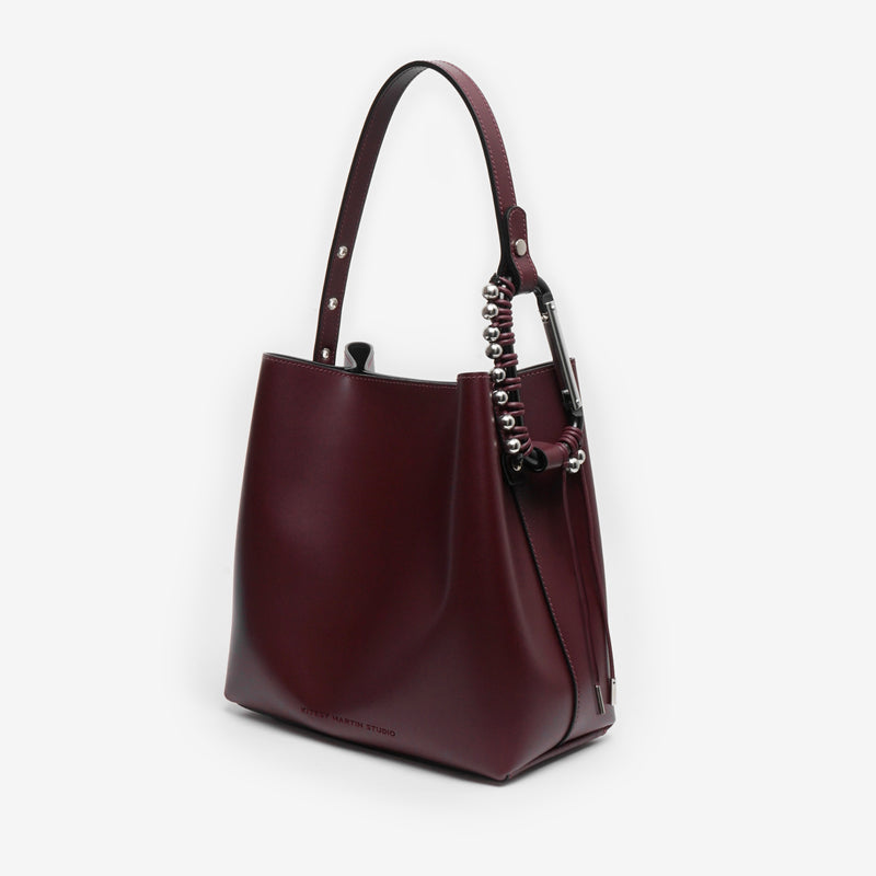 HANDBAG LE SAC SEAU BURGUNDY
